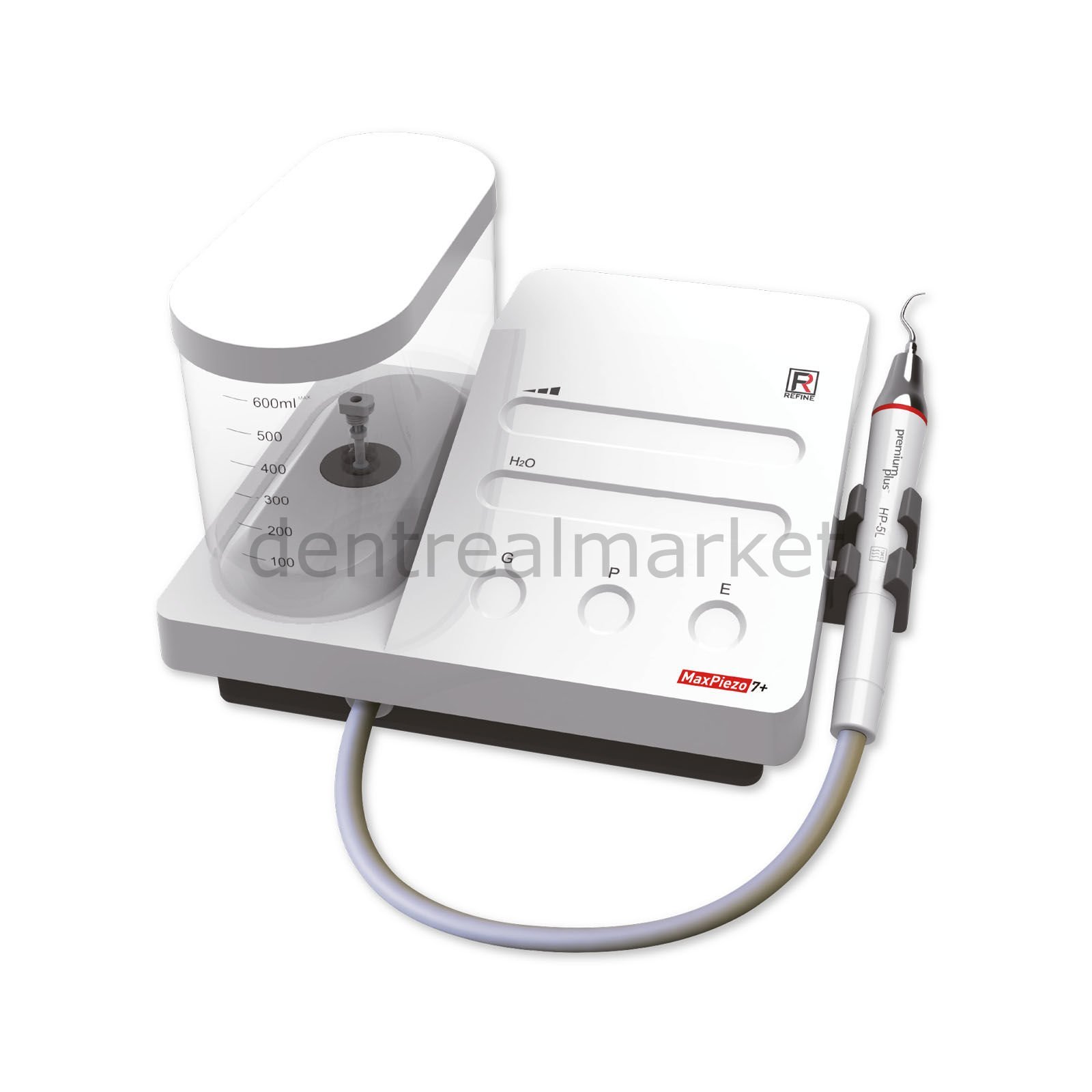 MaxPiezo 7+ LED Ultrasonic Kavitron Cihazı Işıklı ve Su Hazneli