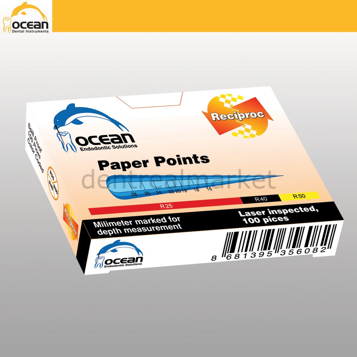 Reciproc Paper Point Kanal Kurutma Kağıdı