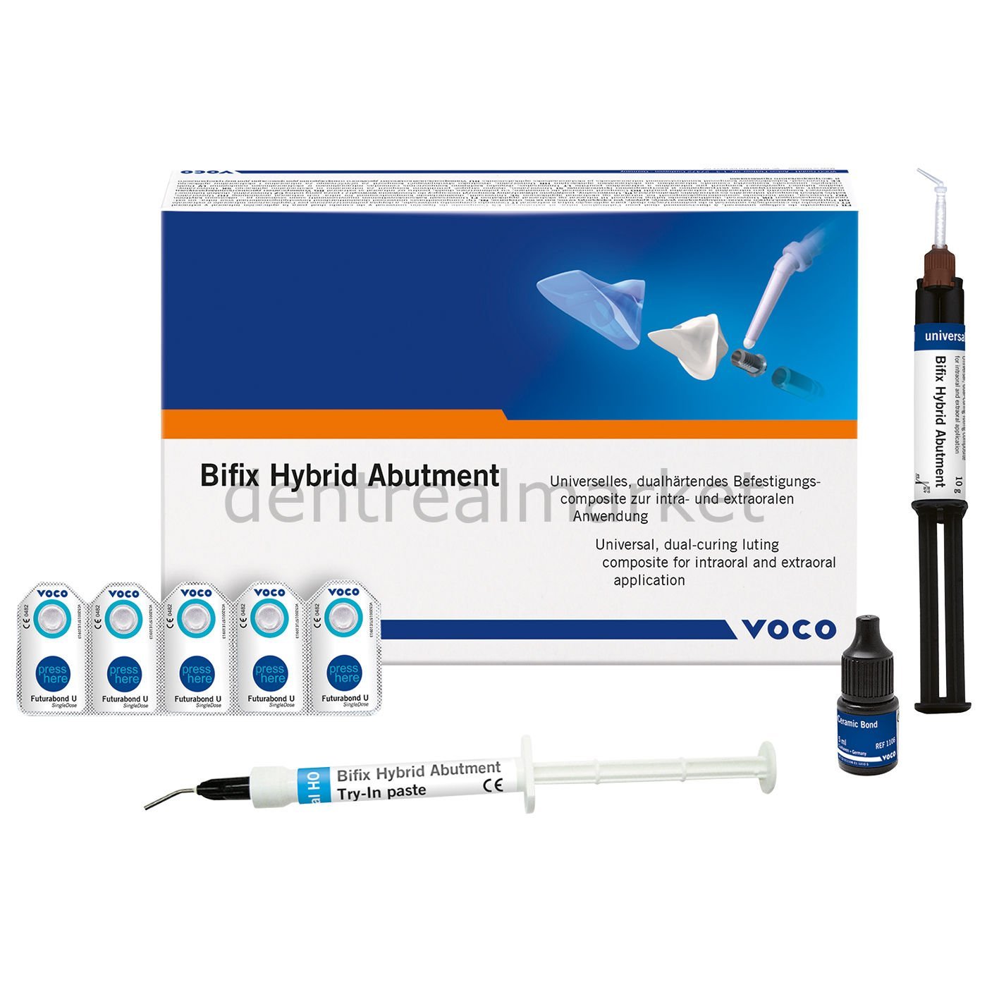 Bifix Hybrid Abutment Dual Cure Yapıştırma Kompozit Set