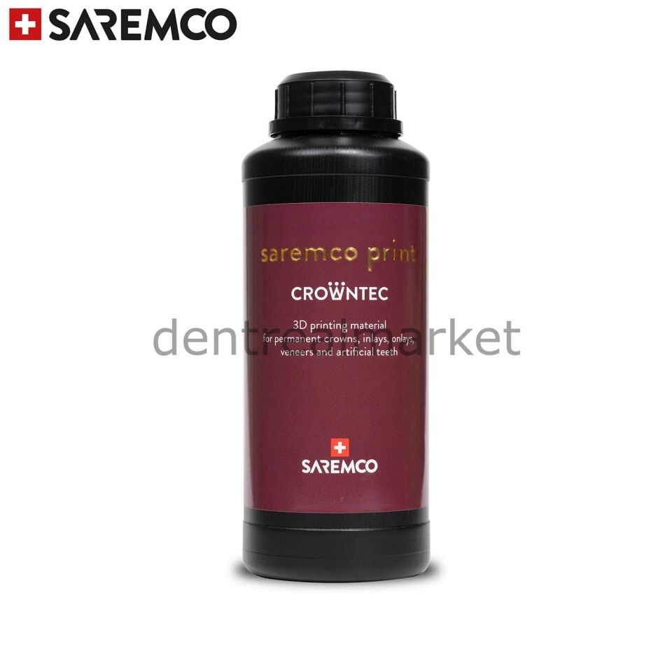 Saremco Print-Crowntec Daimi Kompozit 3D Yazıcı Reçinesi + Konsantre Temizlik Sıvısı Kampanya