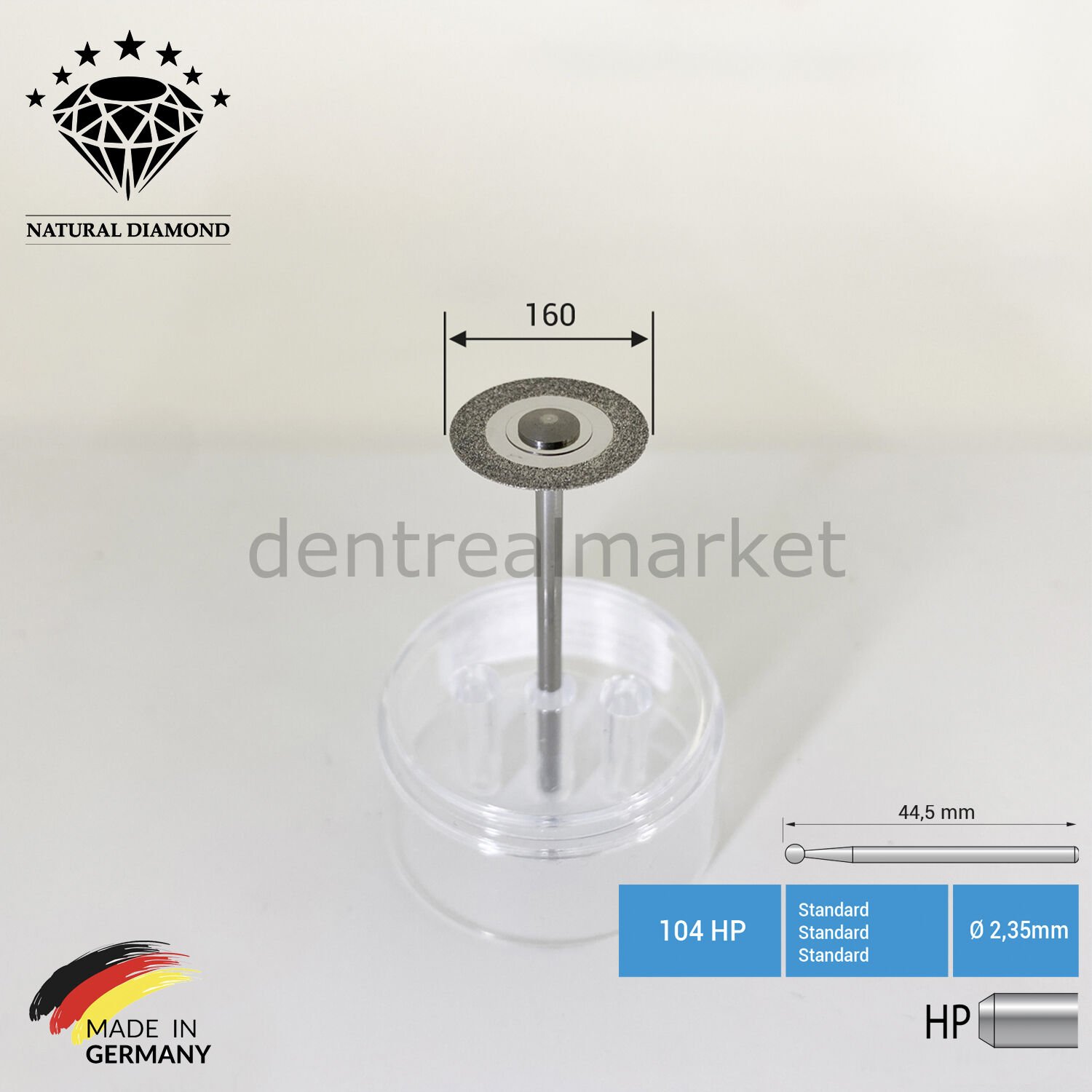 Ortho Diamond Disc Arayüz Separe - Çift Taraflı Aşındırma