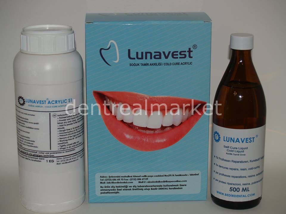Lunavest Soguk Akrillik Takım 1 kg Toz +500 gr Likit