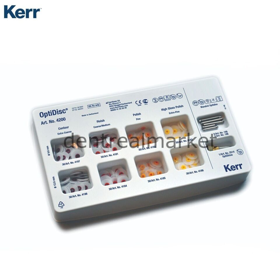 OptiDisc Genel Asorti Kiti 240'lık - Cila Diski - SimpliShade Bulk Fill Flow Kampanya II