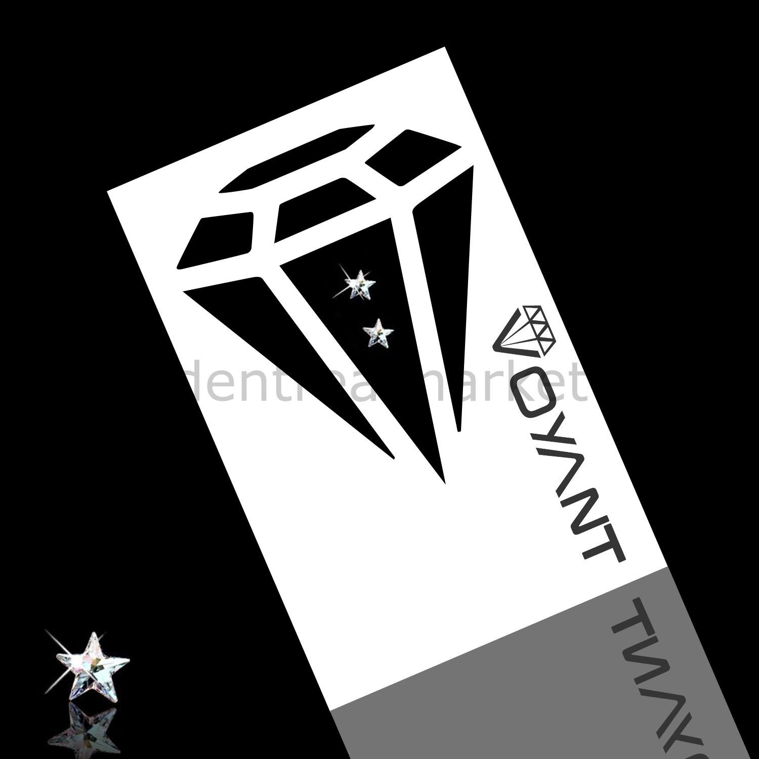 Voyant Natural Kristal Diş Mücevheri - Yıldız