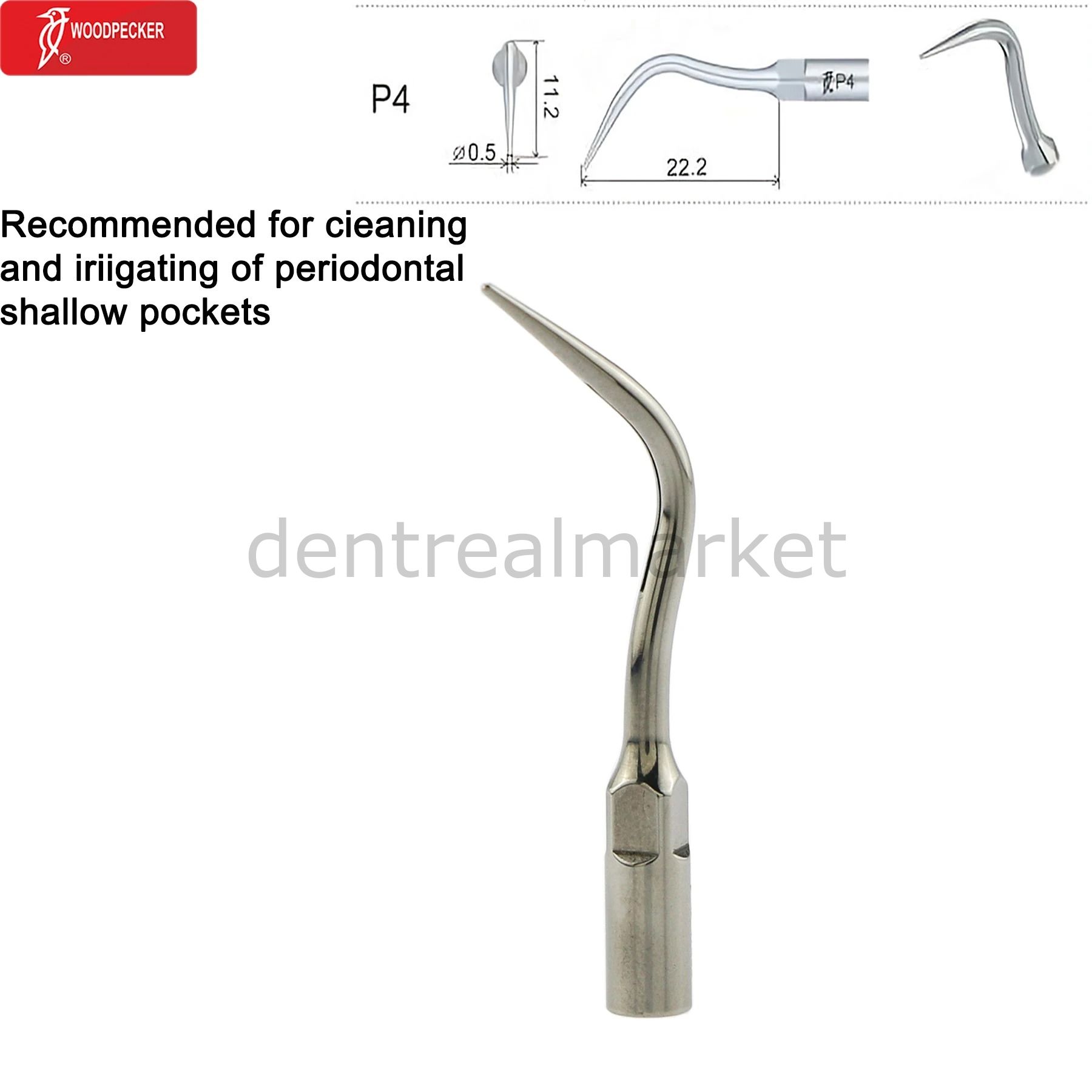 Kavitron Periodontic Ucu P4- Ems,Mectron,Woodpecker,WH Uyumlu