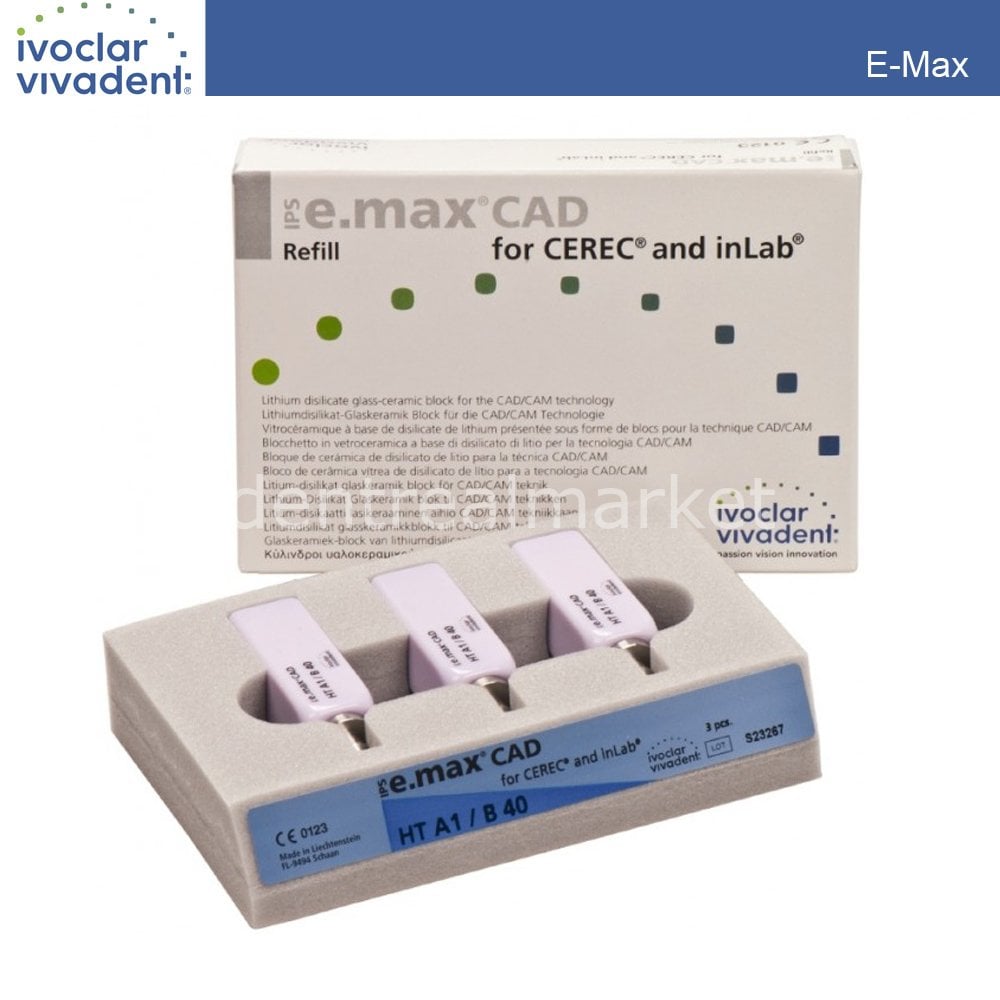 IPS e.max CAD for CEREC ve inLab Blok HT B40
