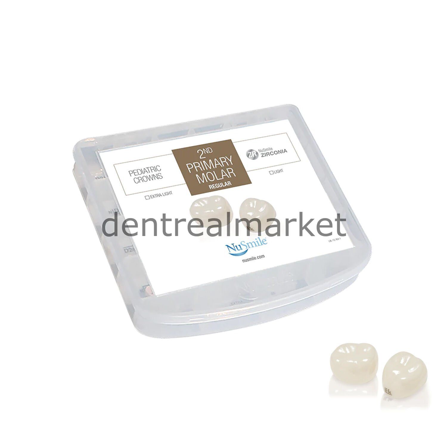 NuSmile ZR Posterior Second Primary Molar Crowns Starter Kit