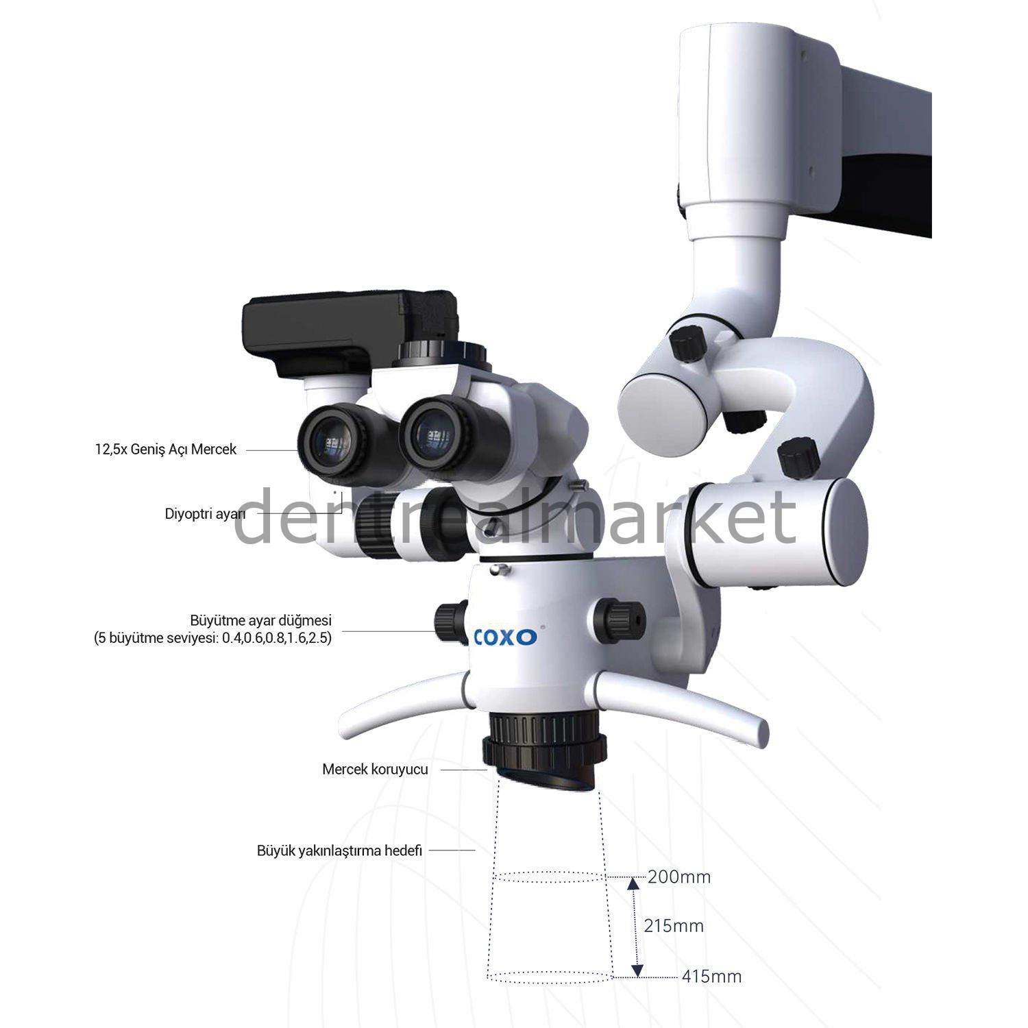 C-CLEAR-2 Dental Mikroskop Kamerasız