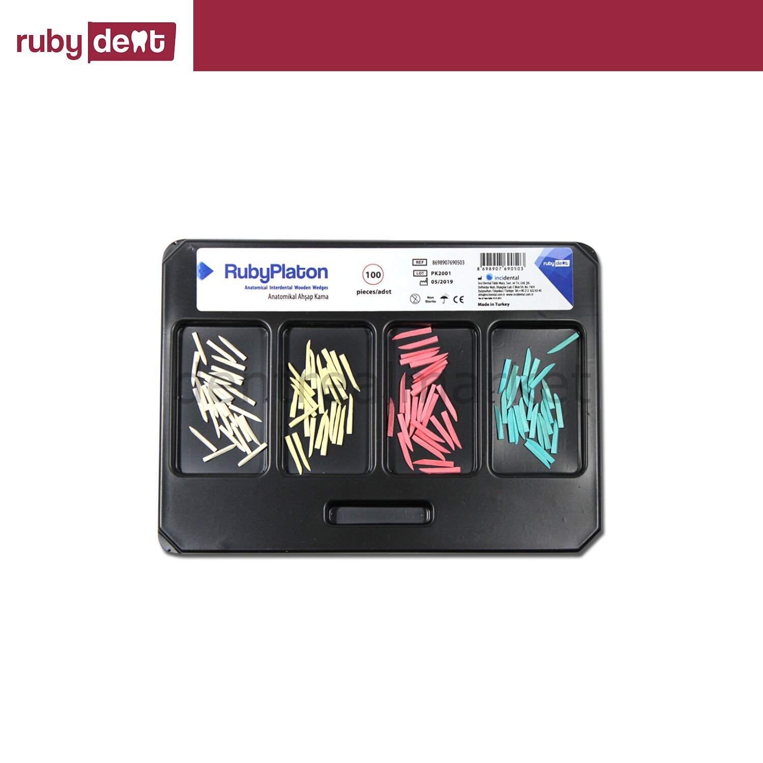 RubyPlaton Ahşap Kama 100'lü