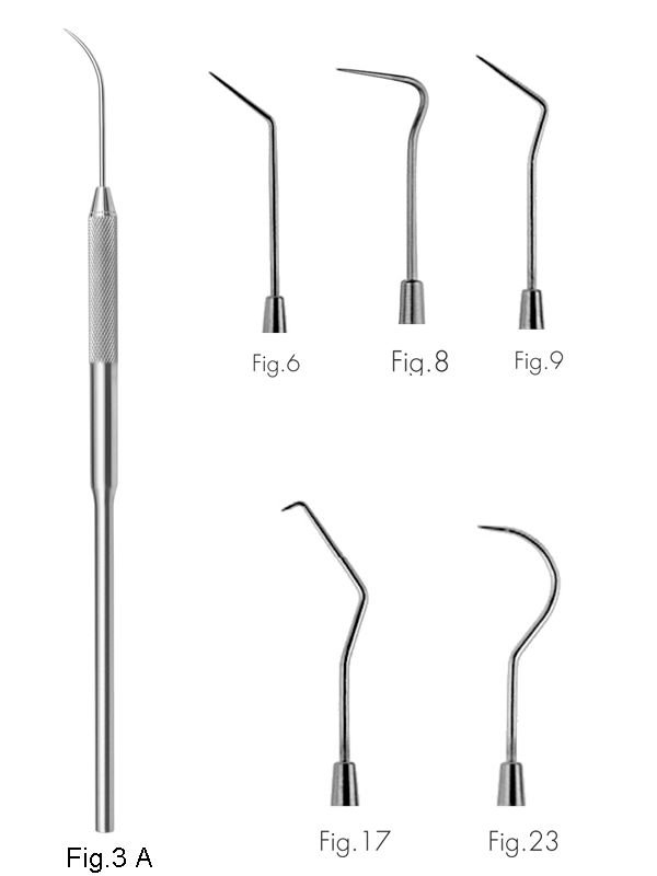 Dental Yuvarlak Sond Tek Tarflı