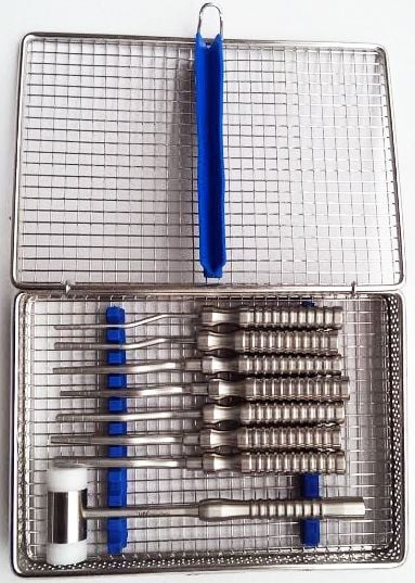 Osteotom Seti 7 Parça + Çekiç +Kaset