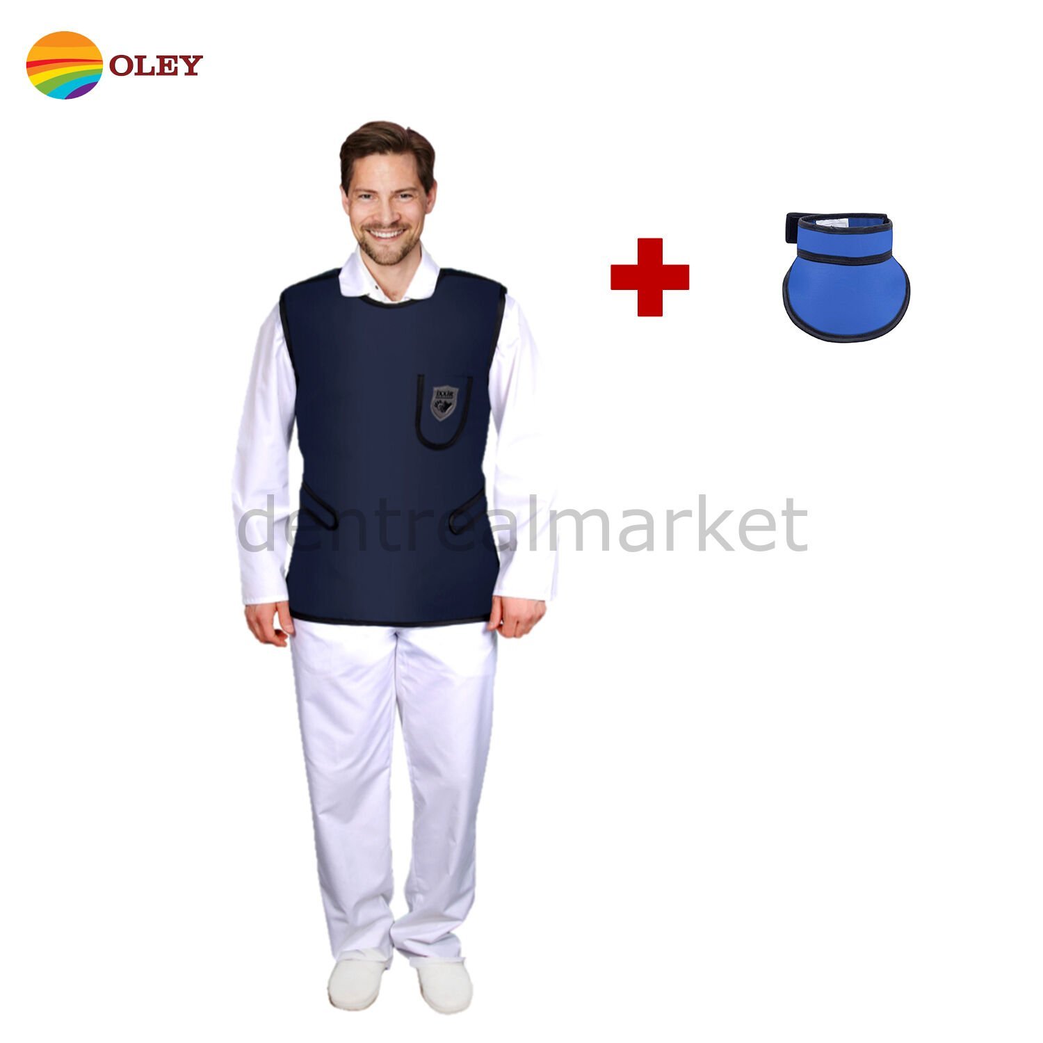 Doktor İçin Kurşun Önlük + Troid Koruyucu - Radyasyon Koruyucu