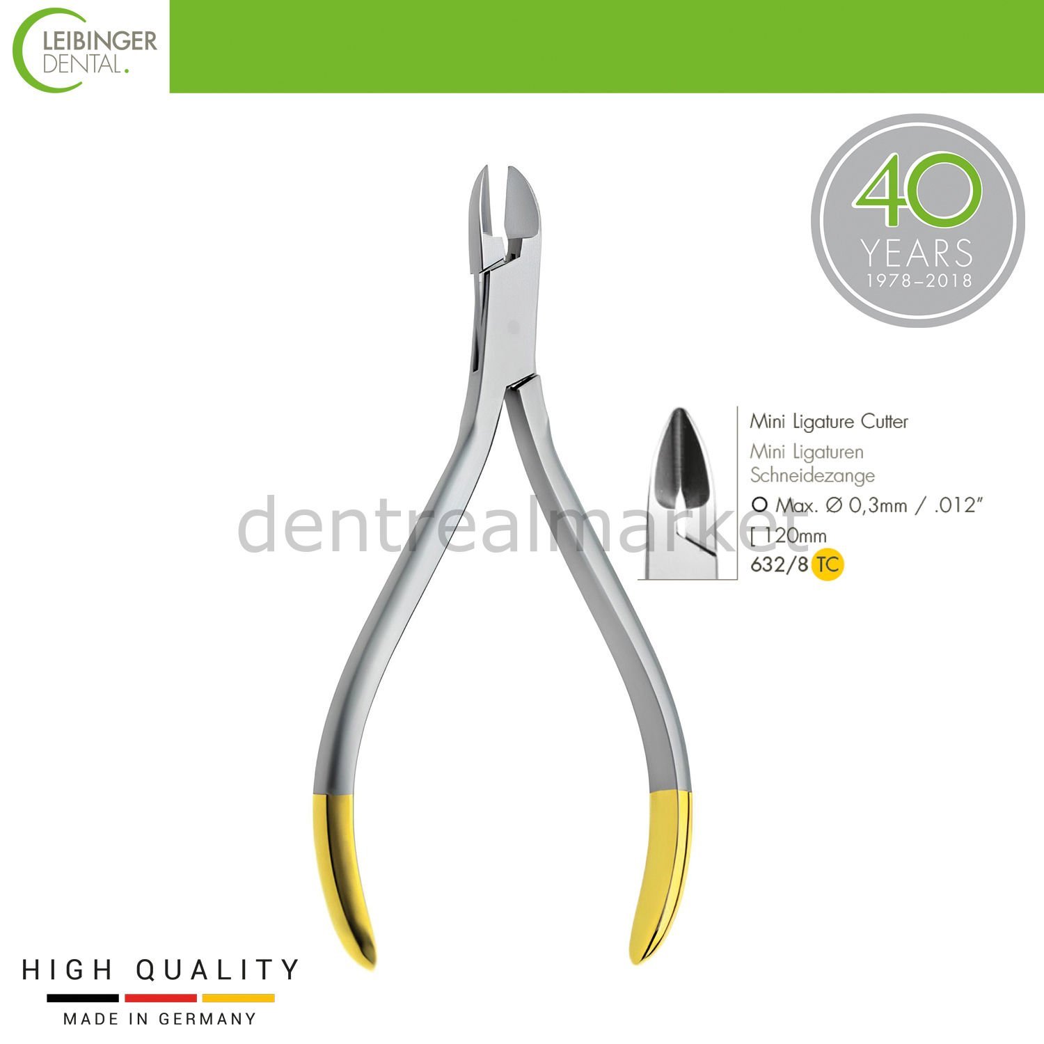 Orthodontik Pens - Ligature Cutter Mini TC - 120 mm