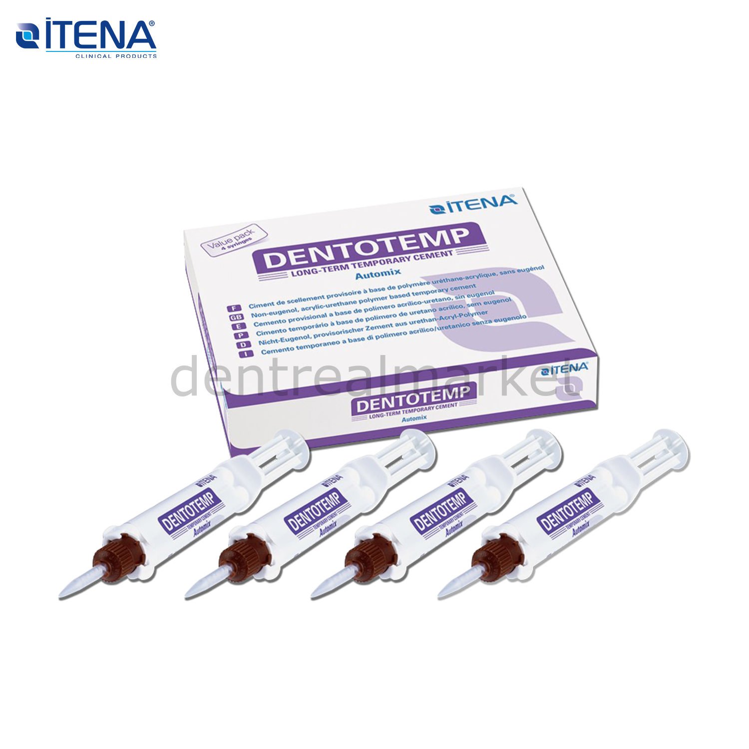 Dentotemp Automix Value Pack İmplant Simanı 4x6 gr