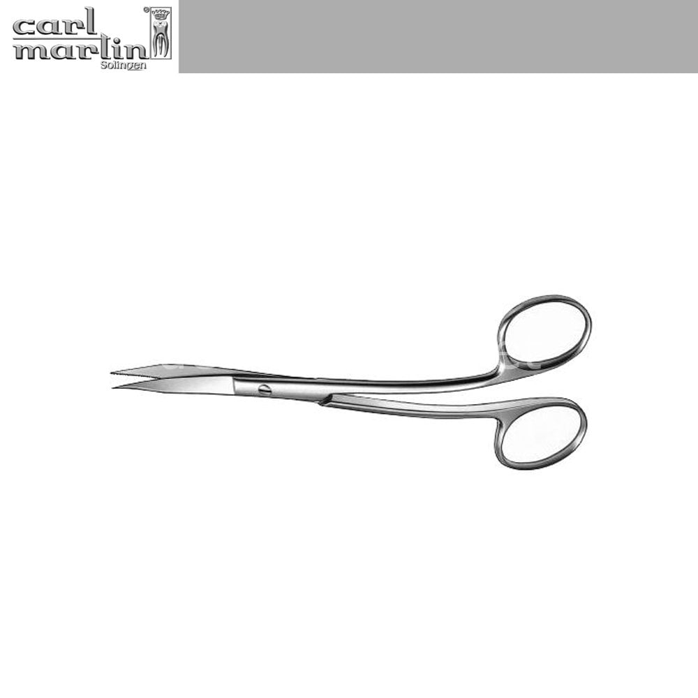 Lagrange Diş Eti Makası 13cm/Eğri