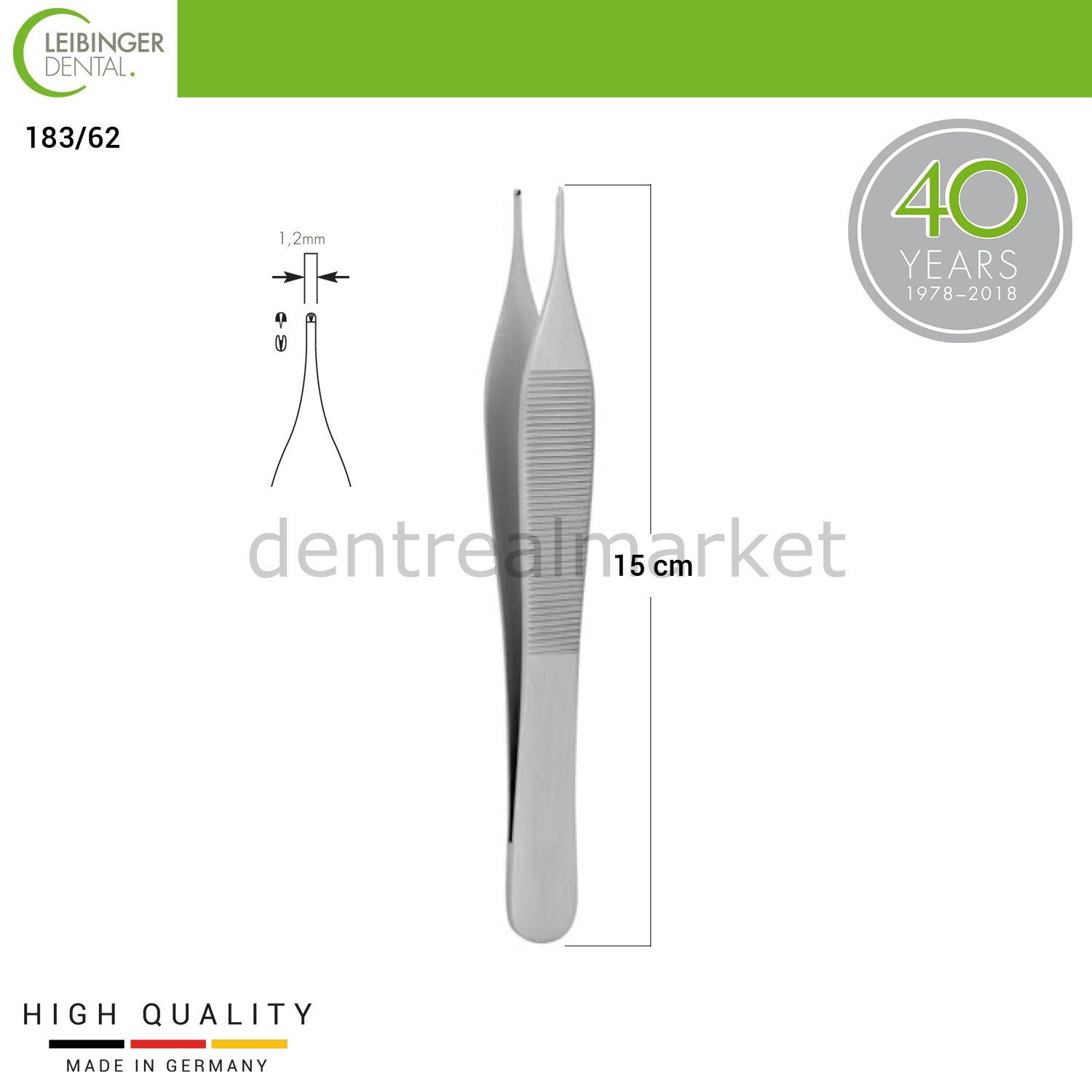 Adson Cerrahi Doku Pensi - 15 cm