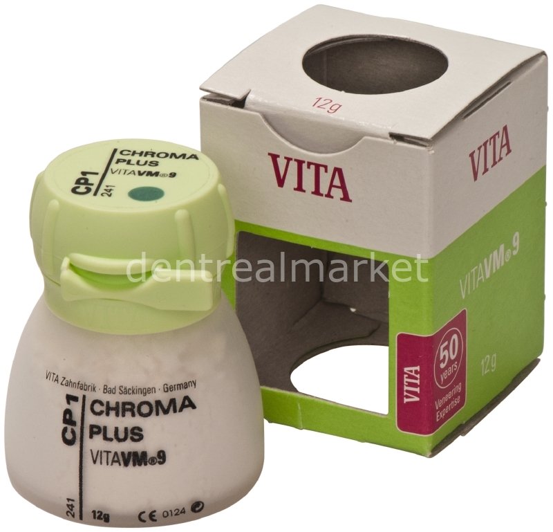 VM9 Chroma Plus 12 gr - Zirkonyum Altyapılar İçin Porselen Tozu
