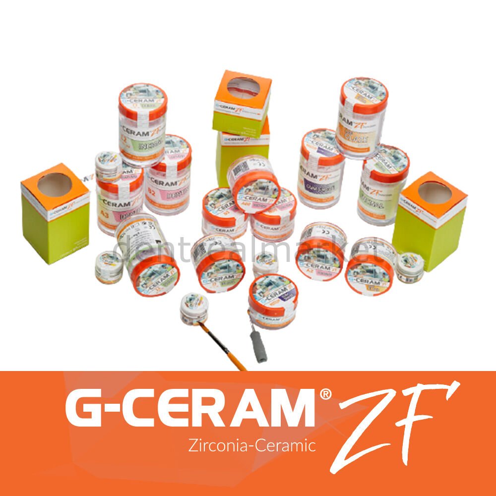 G-Ceram ZF Zirkon Porselen Tozu - Gum Shade 50 gr