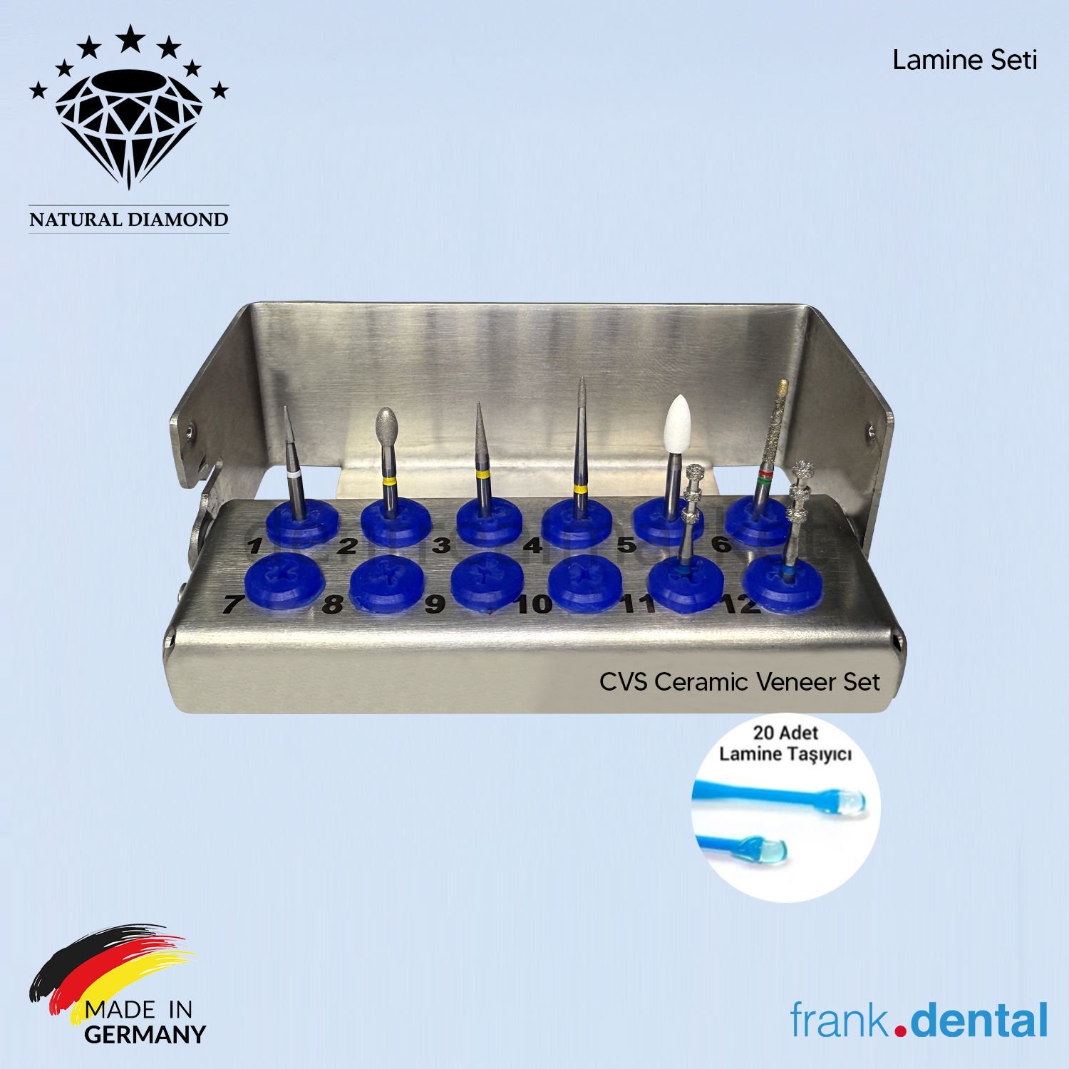 CVS Ceramic Veneer Set - Lamine seti - Lamine Taşıyıcı