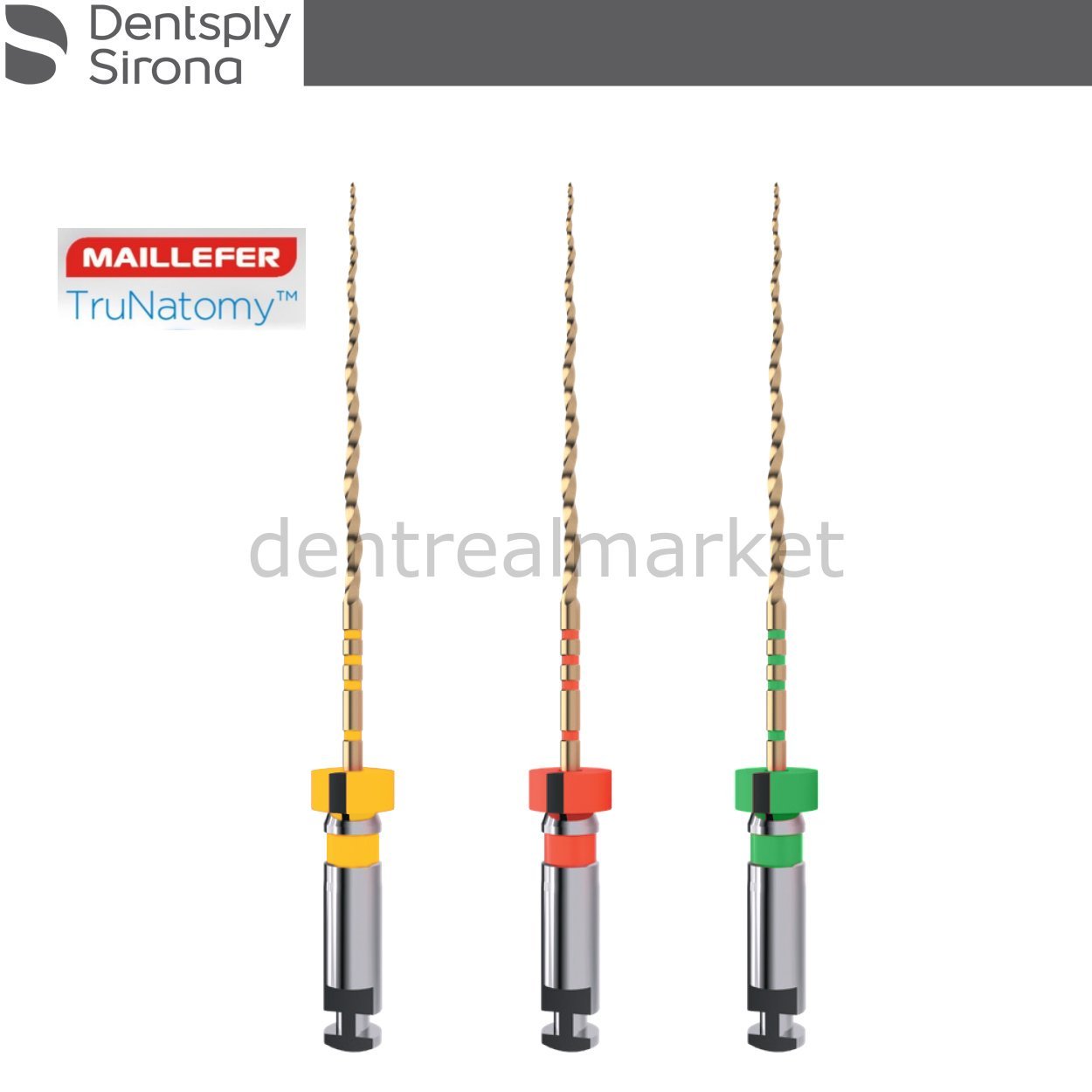 TruNatomy Rotary Kanal Eğesi Refil 3'lü Paket