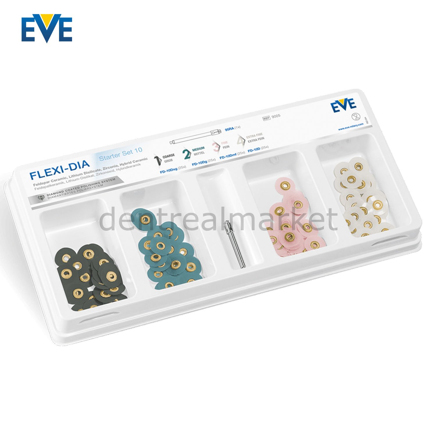 Flexi-Dia Zirkonyum Bitim Cila Seti 10 mm