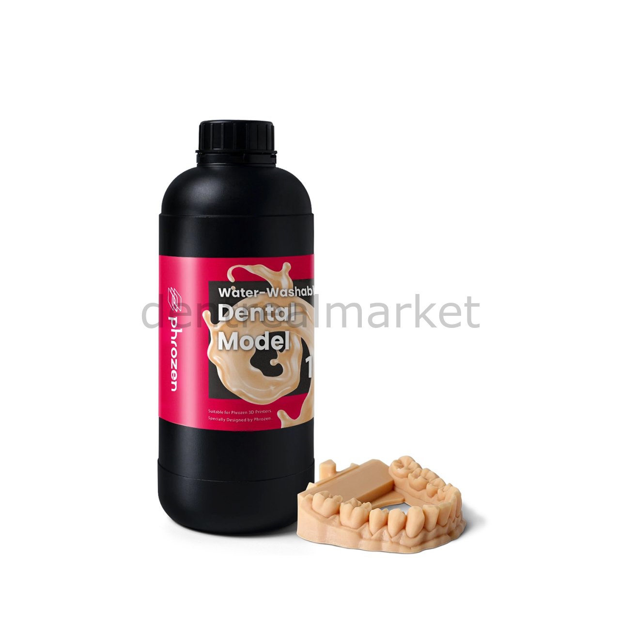 3D Yazıcı Reçine - Suda Yıkanabilir Dental Model Reçinesi 1kg