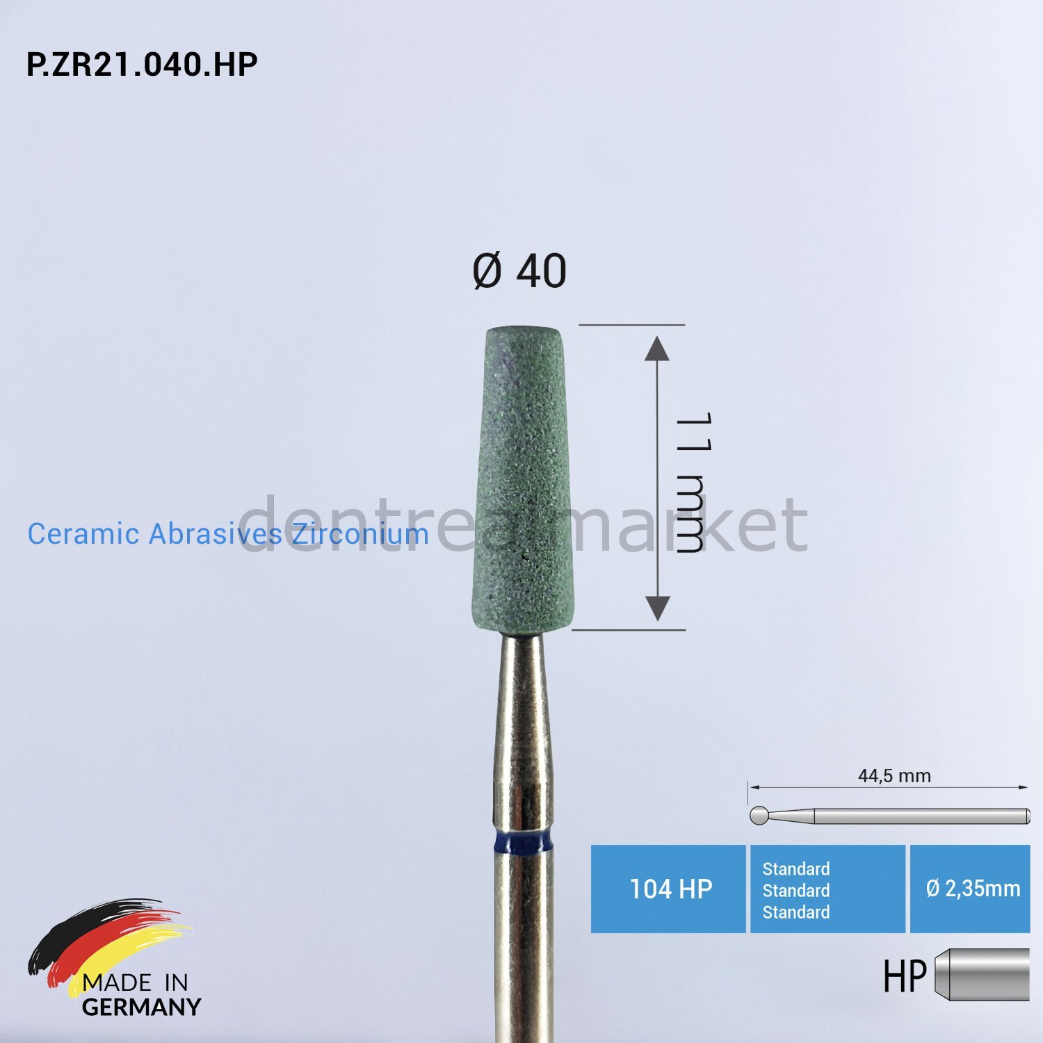 Zirkon & Seramik Abrasive - P.ZR21 - Ø40 mm