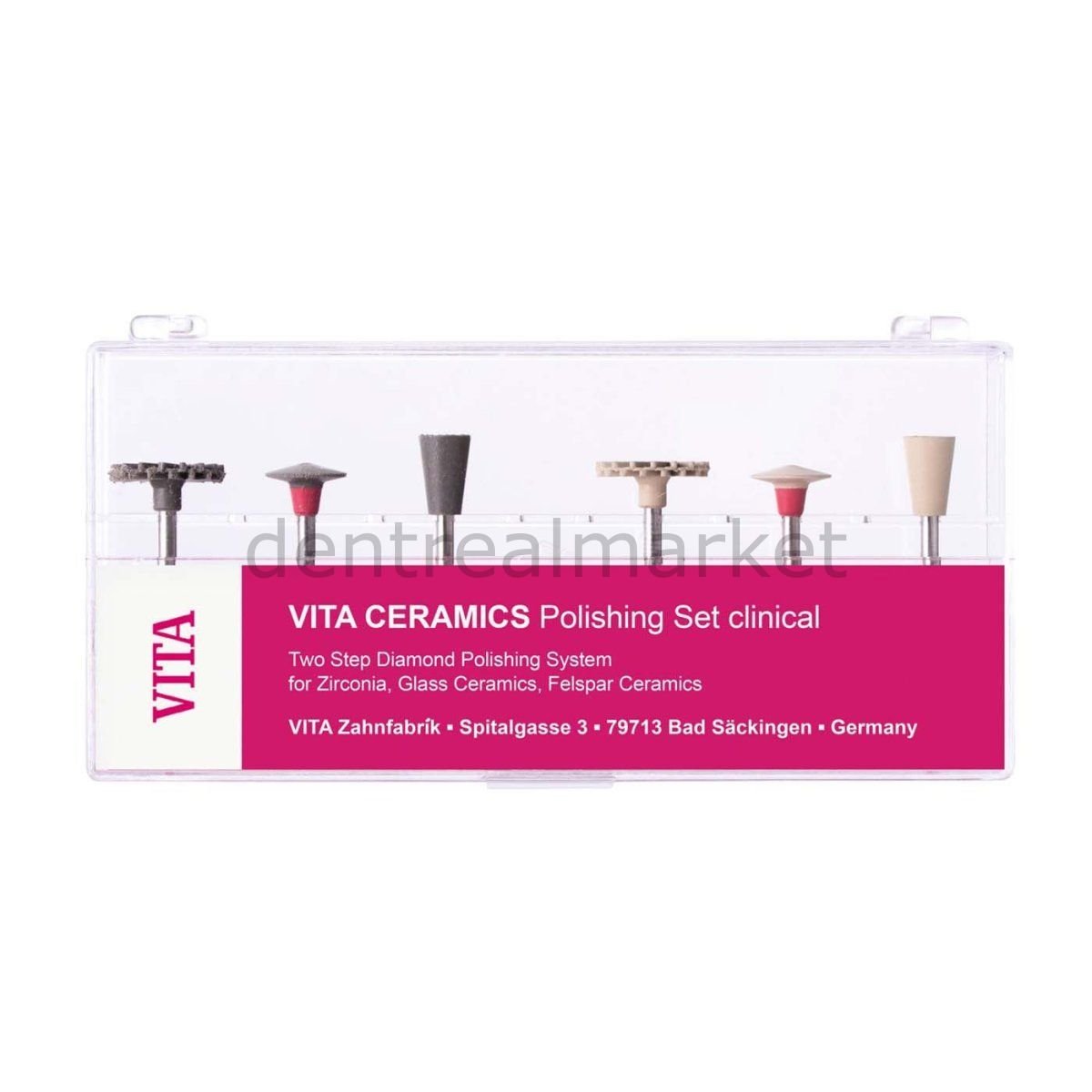 Vita Ceramics Polishing Klinik Sets - Porselen Parlatma Seti