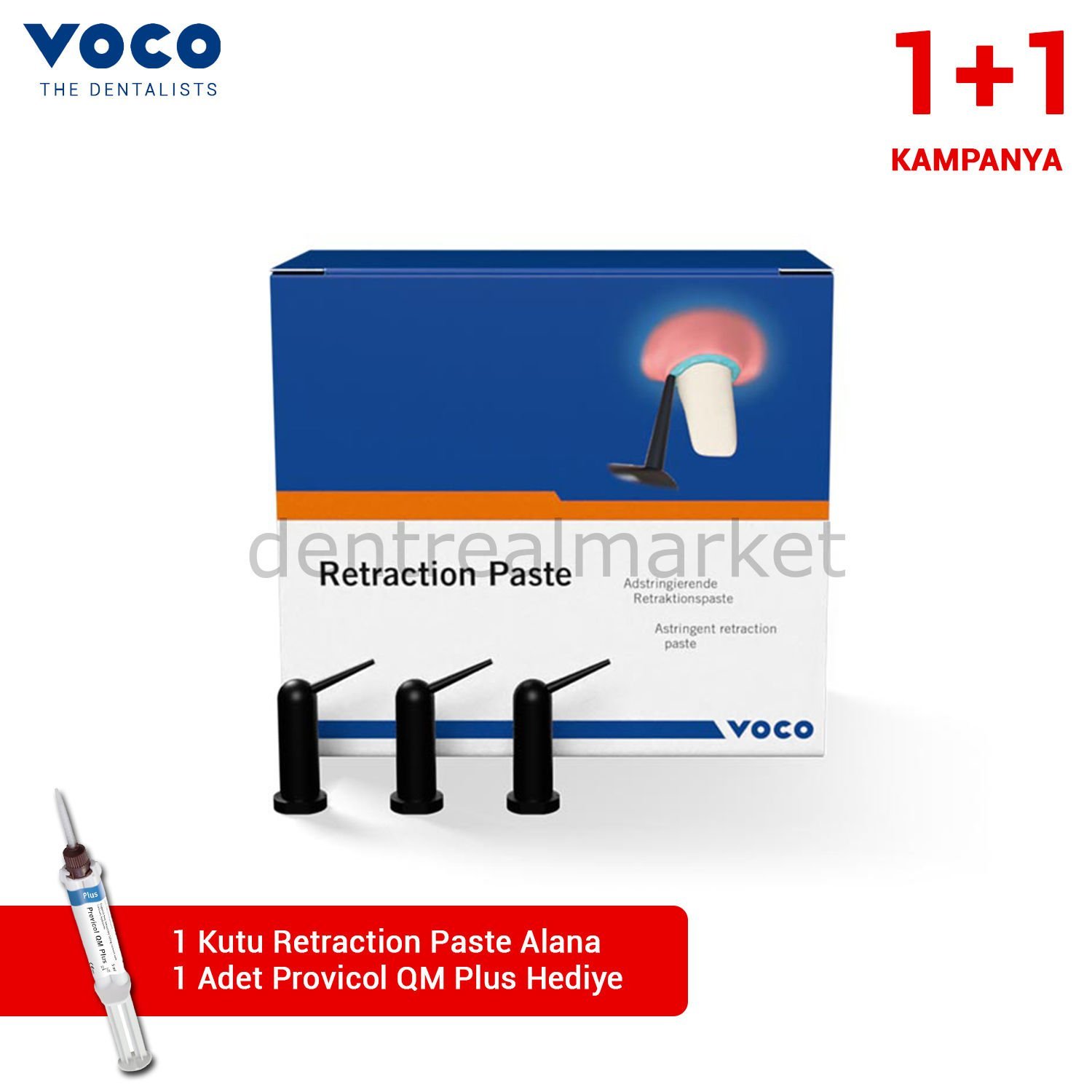 Retraction Paste - Retraksiyon Pastası 100'lük - 1+1 Kampanya