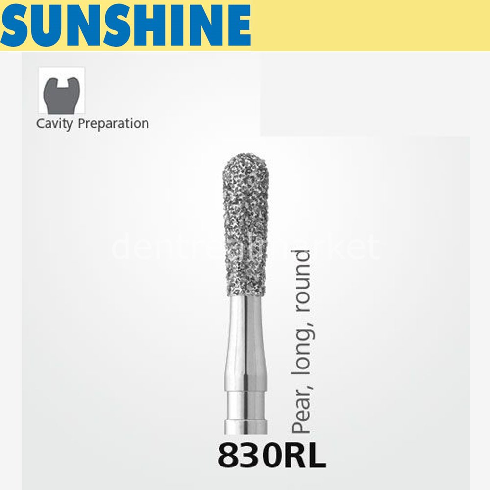 830RL Sentetik Elmas Frez - 5 Adet - Armut uç