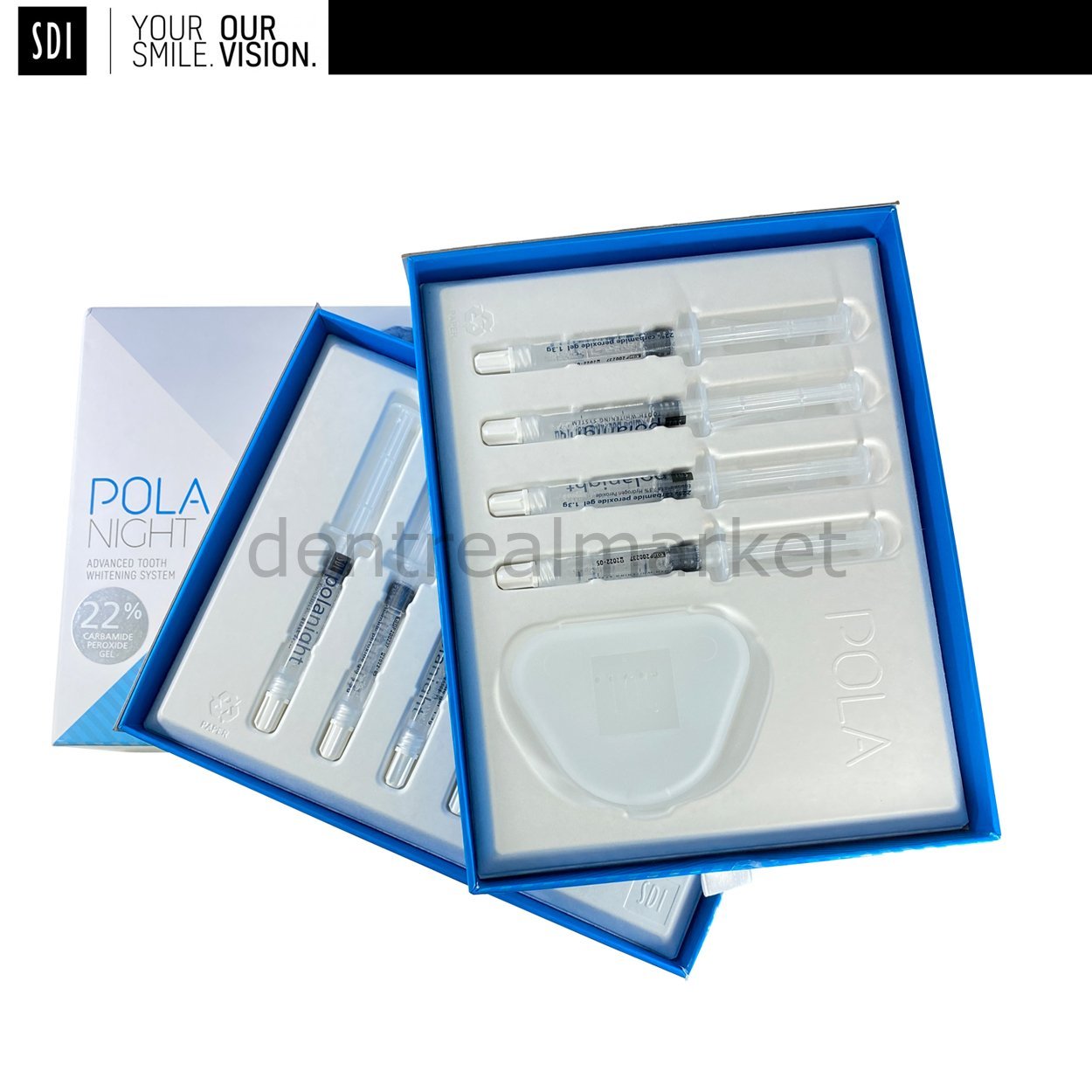 Pola Night Ev Tipi Beyazlatma - %22 Carbamide Peroxid - 10x1.3gr