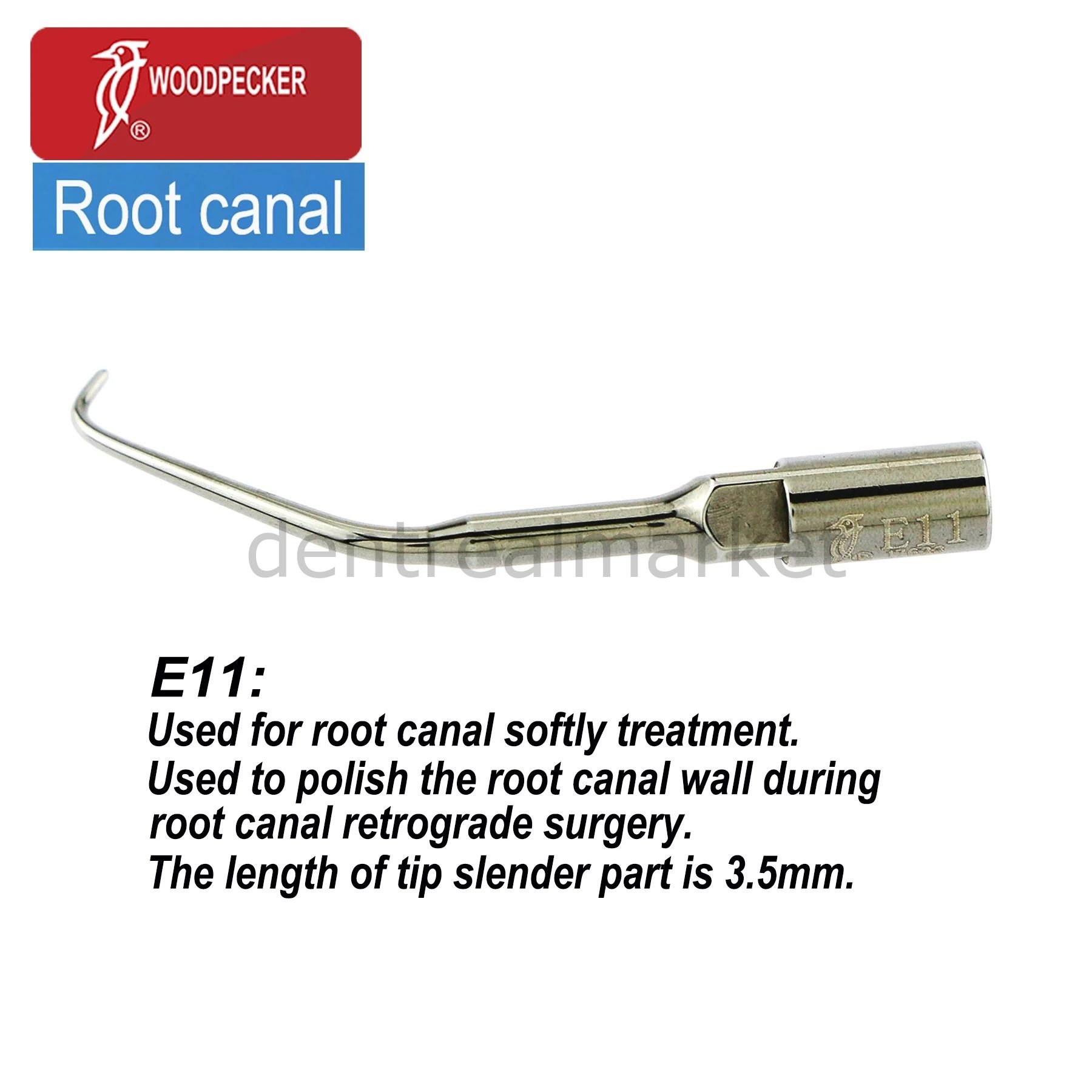 Kavitron Endodonti Ucu E11 - Ems,Mectron,Woodpecker,WH Uyumlu