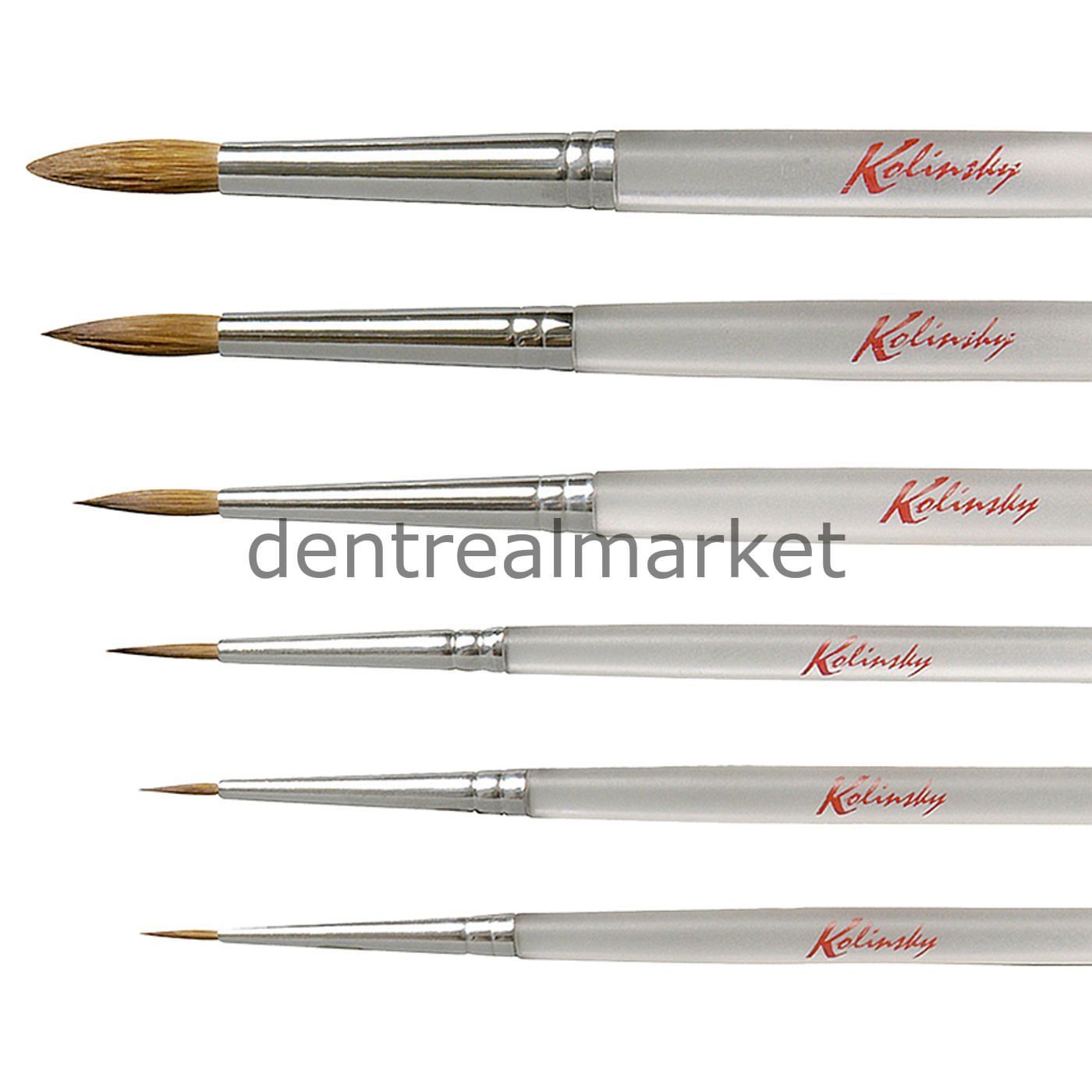 Kolinsky Kıl Fırça Refill Size:4 - 2 Adet