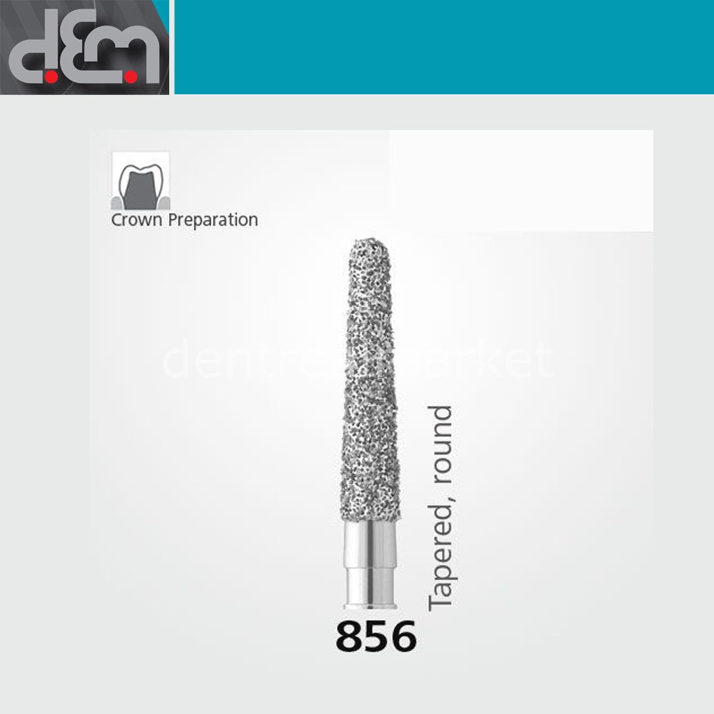 DX Sentetik Elmas Frez - 856 - Konik - 10 Adet