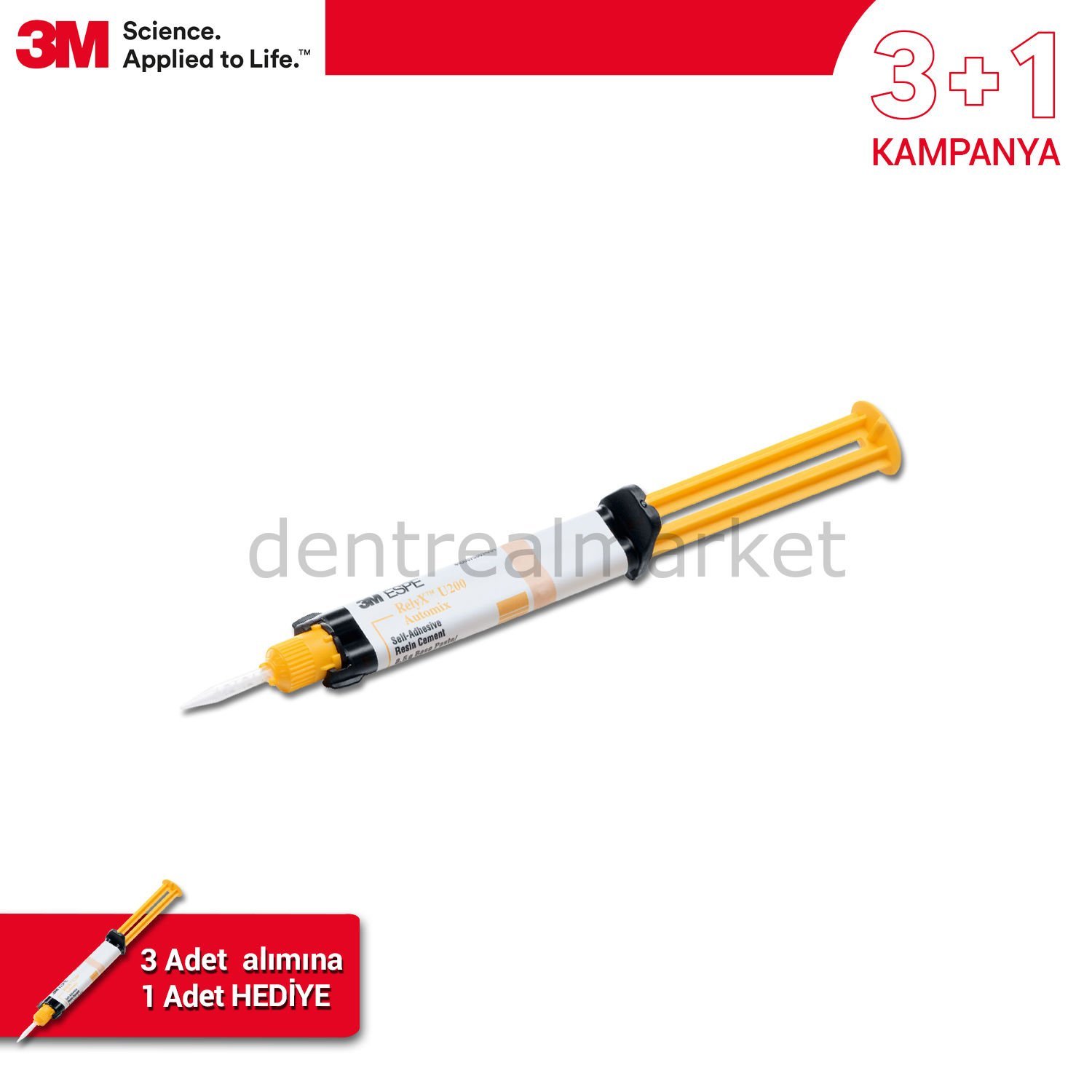RelyX U200 Automix Rezin Siman - 3+1 Kampanya ***
