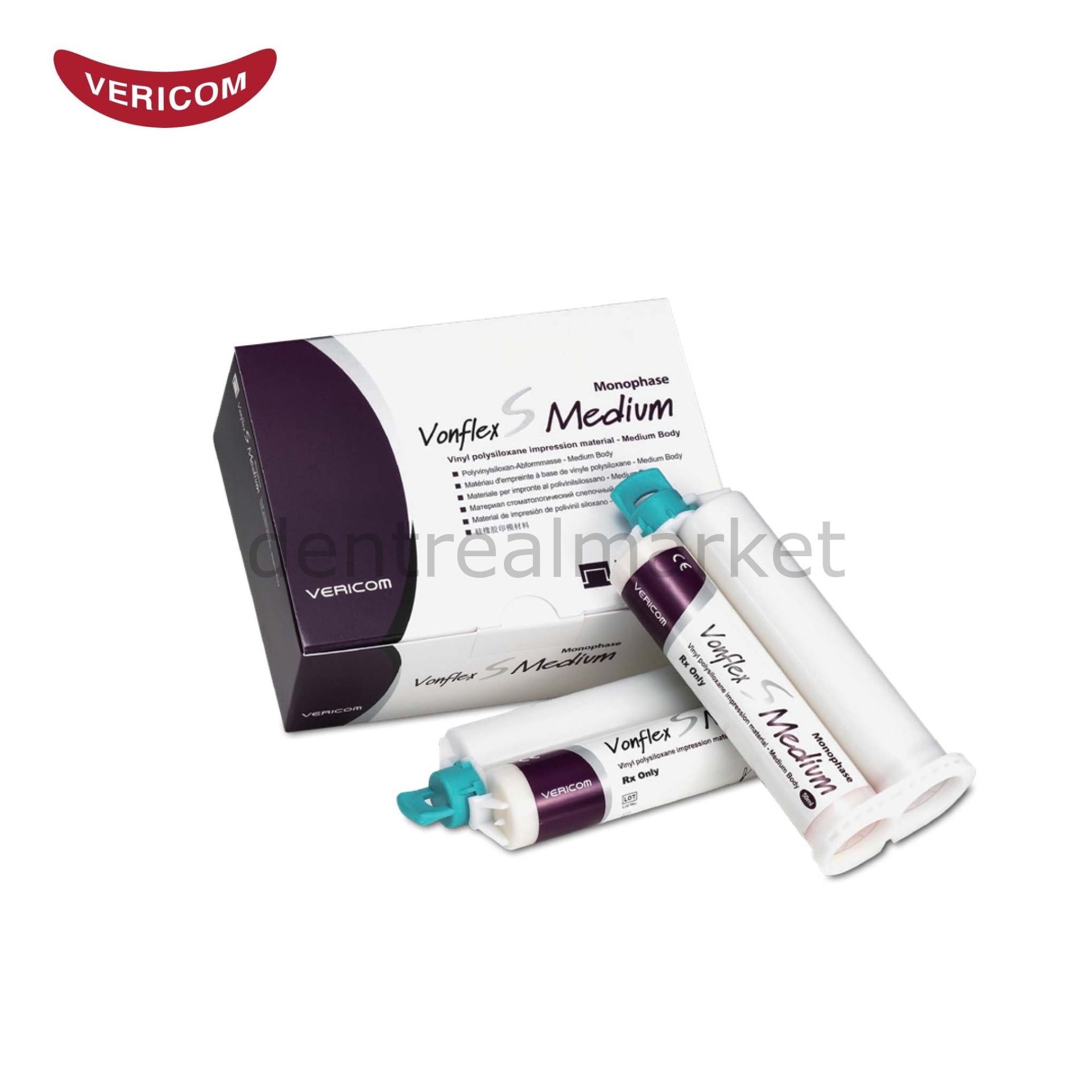 Vonflex S Medium - Tek Adımlı Ölçü Materyali 2*50ml