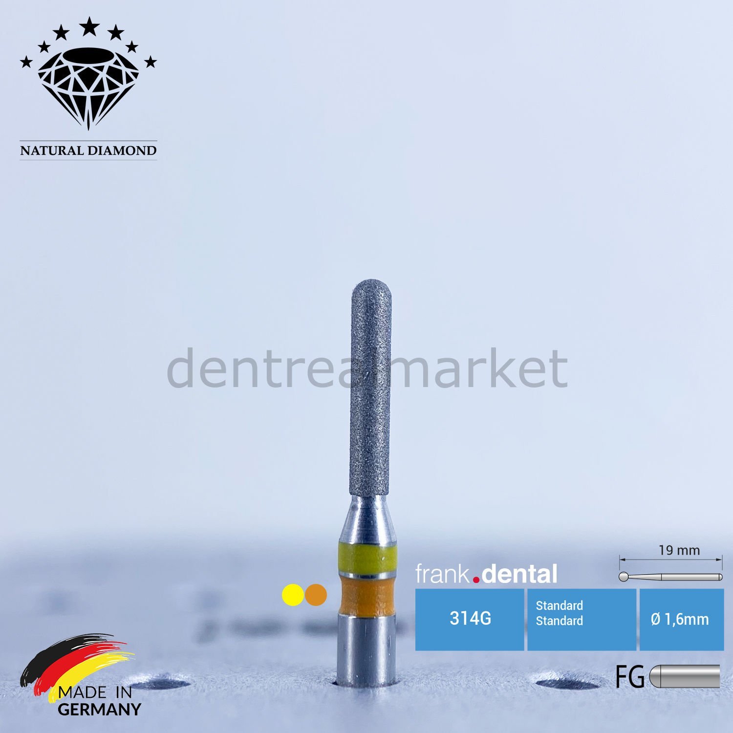 Zirkon Kron Kesme Frezi - Z880.C - Preparasyon