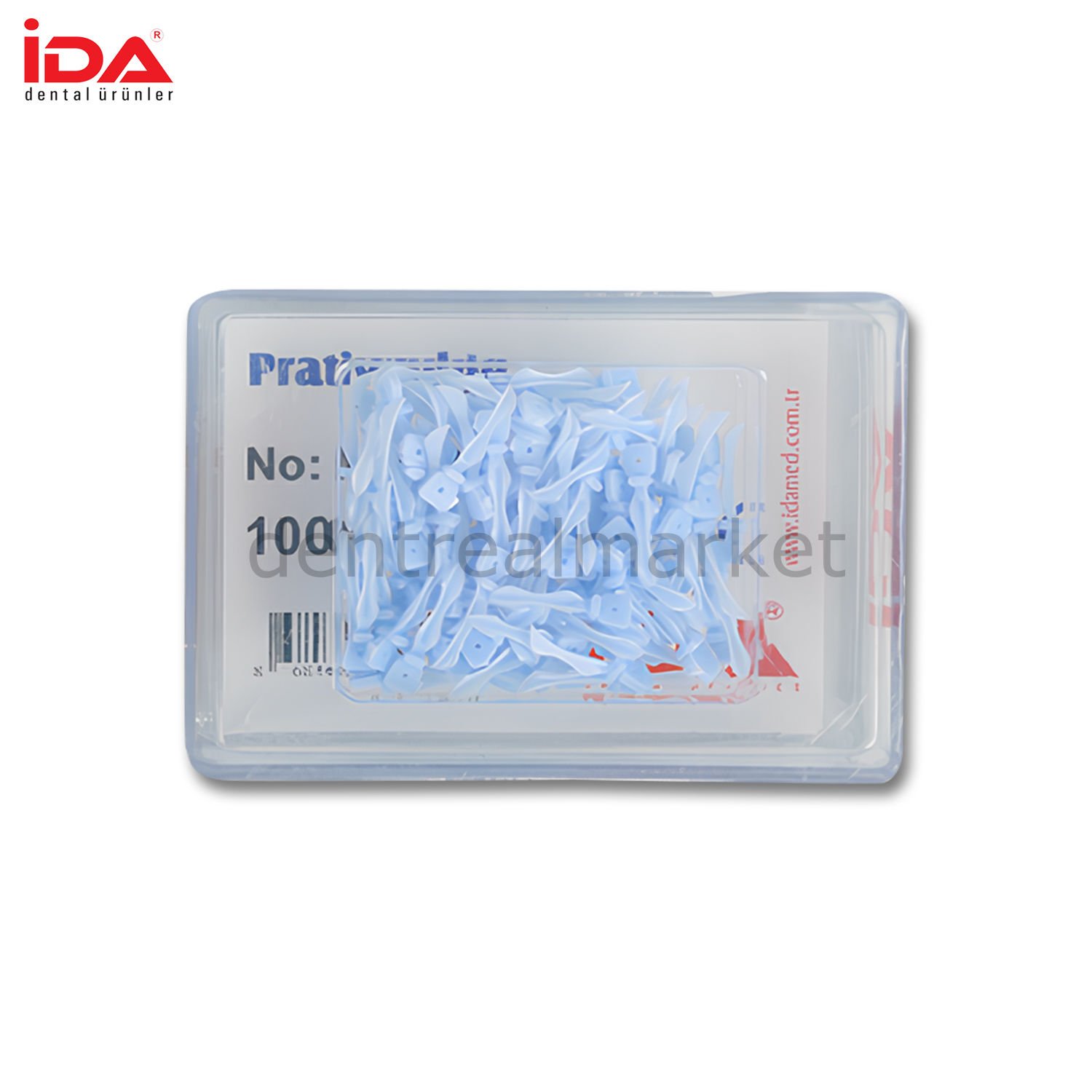 Praticap Plastik Kama 100'lük Paket - Medium***