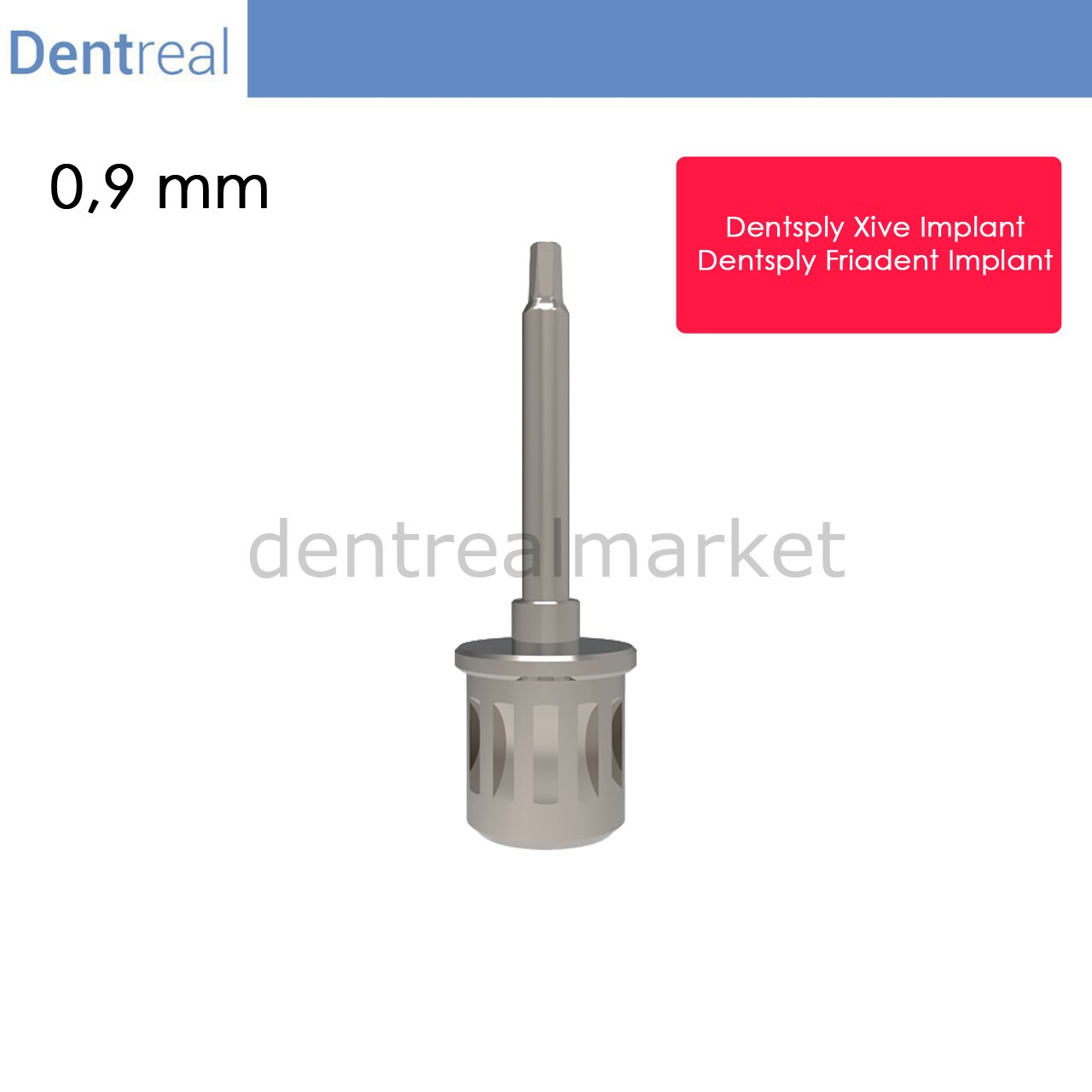 Dentsply Xive Implant için Screwdriver 0,9 mm