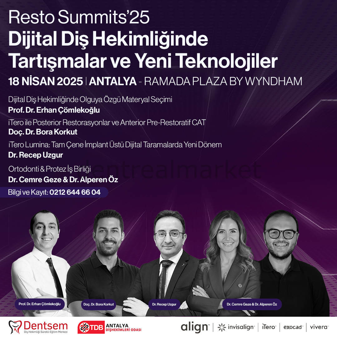 RESTO-SUMMITS 2025 - Dijital Diş Hekimliğinde Tartışmalar ve Yeni Teknolojiler