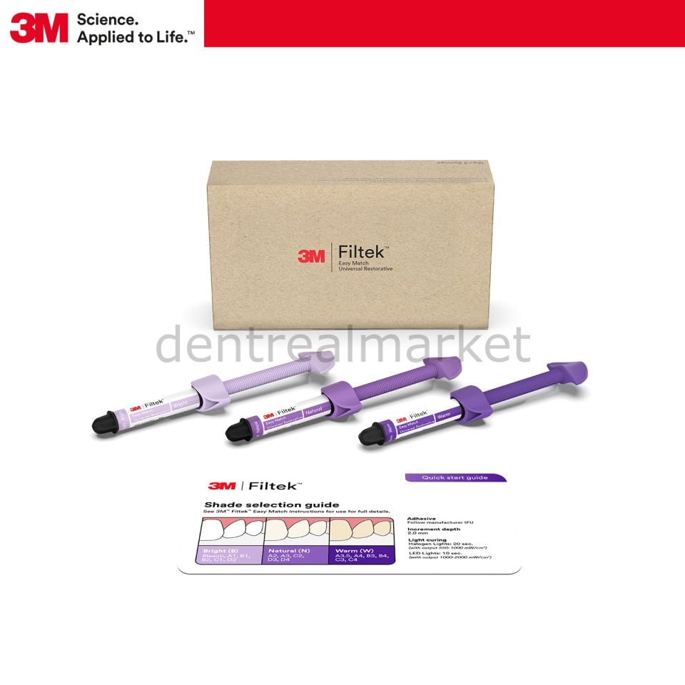 Filtek Easy Match Üniversal Restoratif  Intro Kit Şırınga