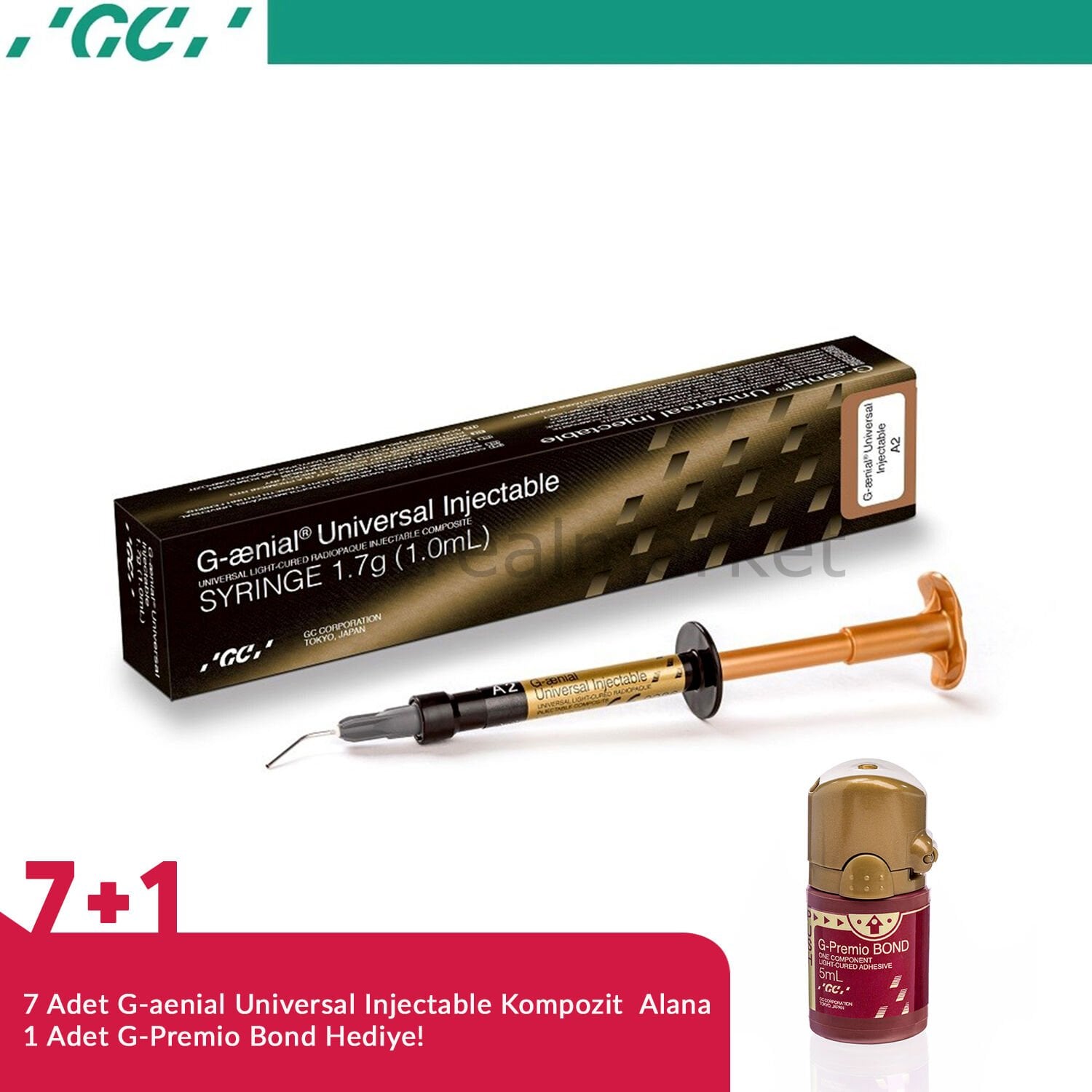 G-aenial Üniversal İnjectable Akışkan Kompozit 7 Tüp & G-Premio Bond