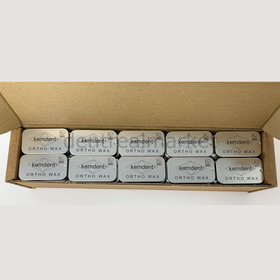Orthodonti Mumu - Diş Teli Mumu - Ortho Wax 50'li Metal Kutu