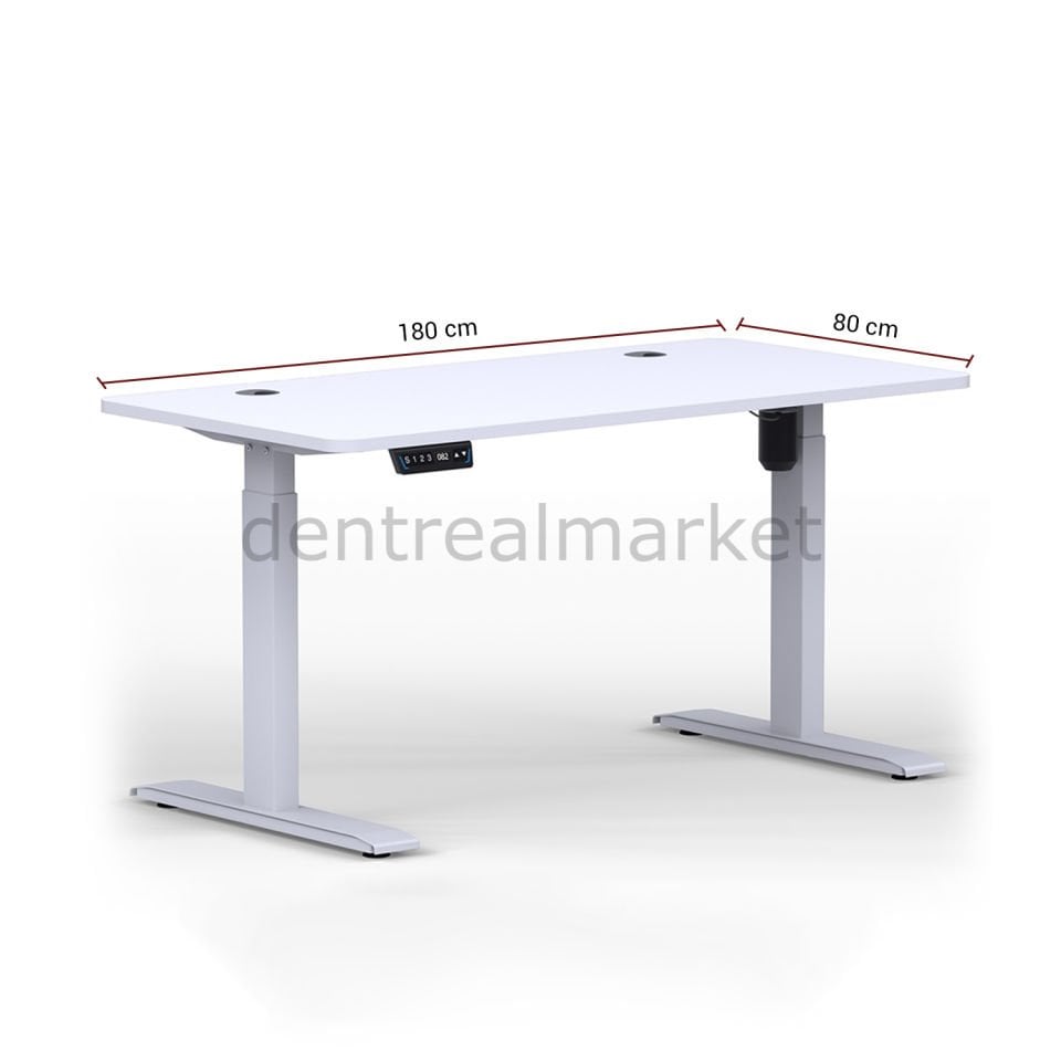O-Flex Elektrikli Yüksekliği Ayarlanabilir Ergonomik Masa - 180*80 cm
