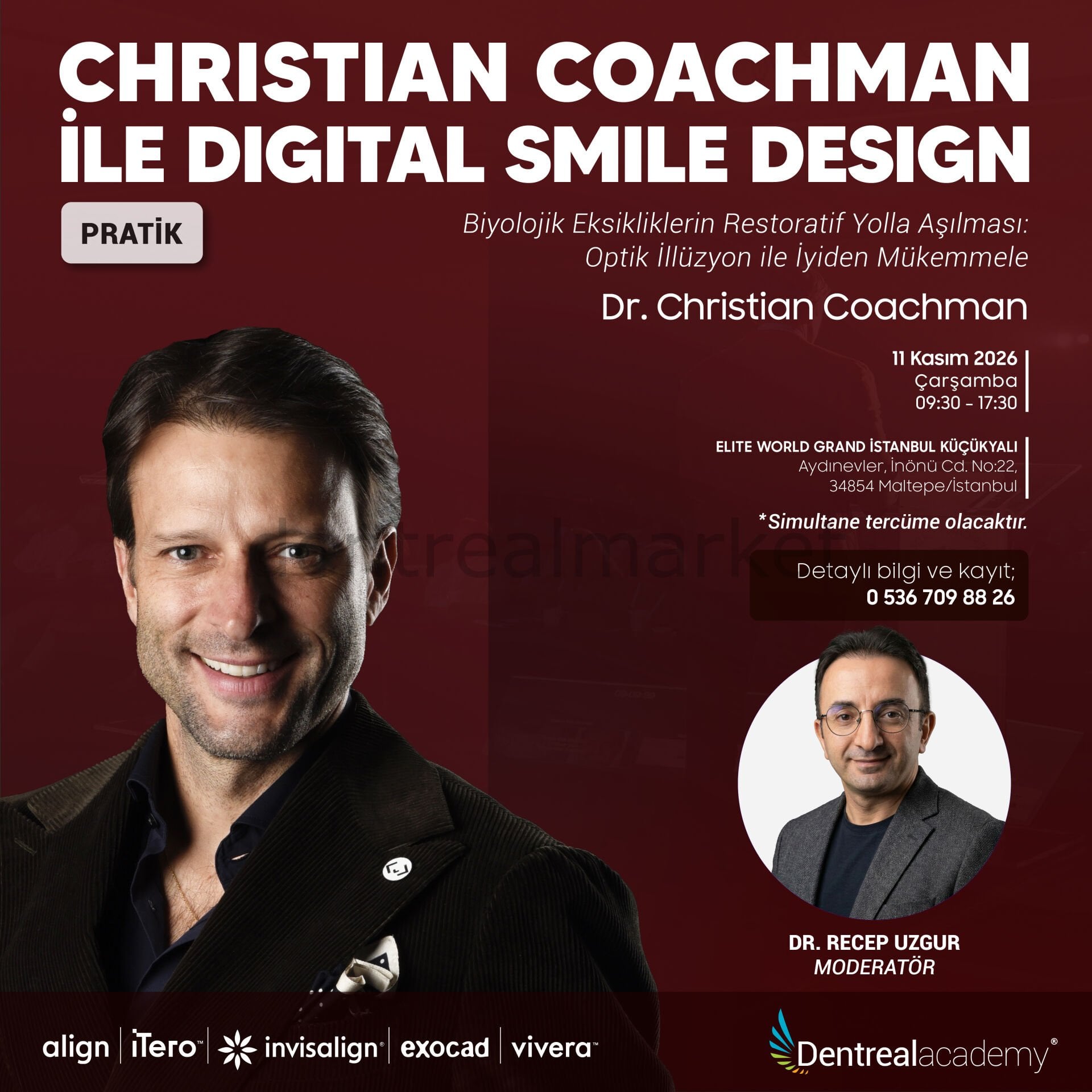 Dr. Christian Coachman ile Digital Smile Design - Pratik