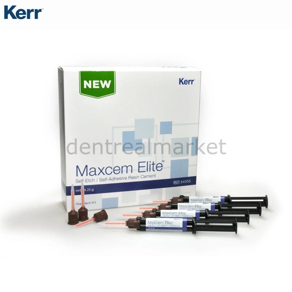 Maxcem Elite Universal Rezin Siman 5x5gr Adeziv, Dual-Cure, Self Adeziv  Kullanılabilinir