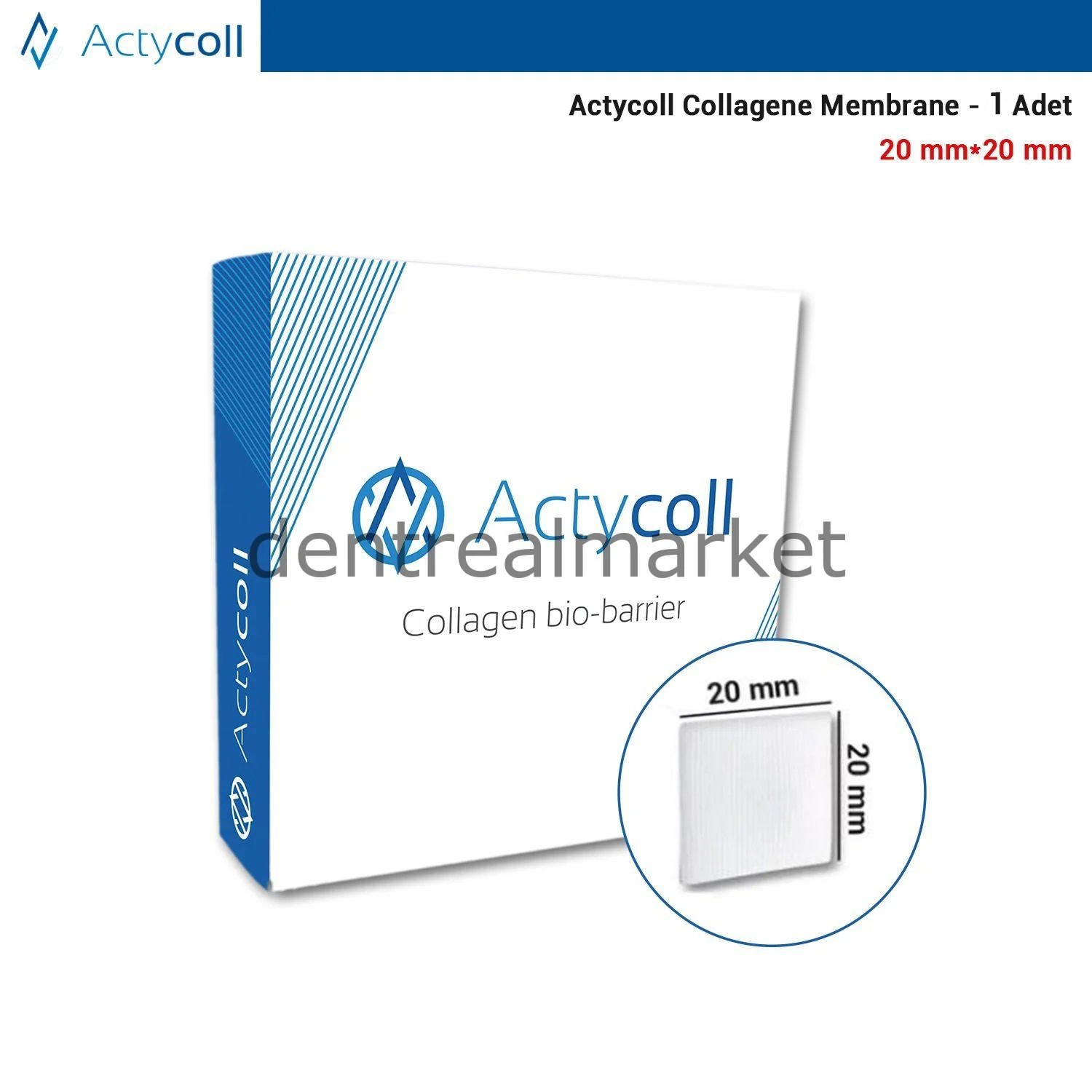 Collagene Membrane - 20*20 mm - 1 Adet