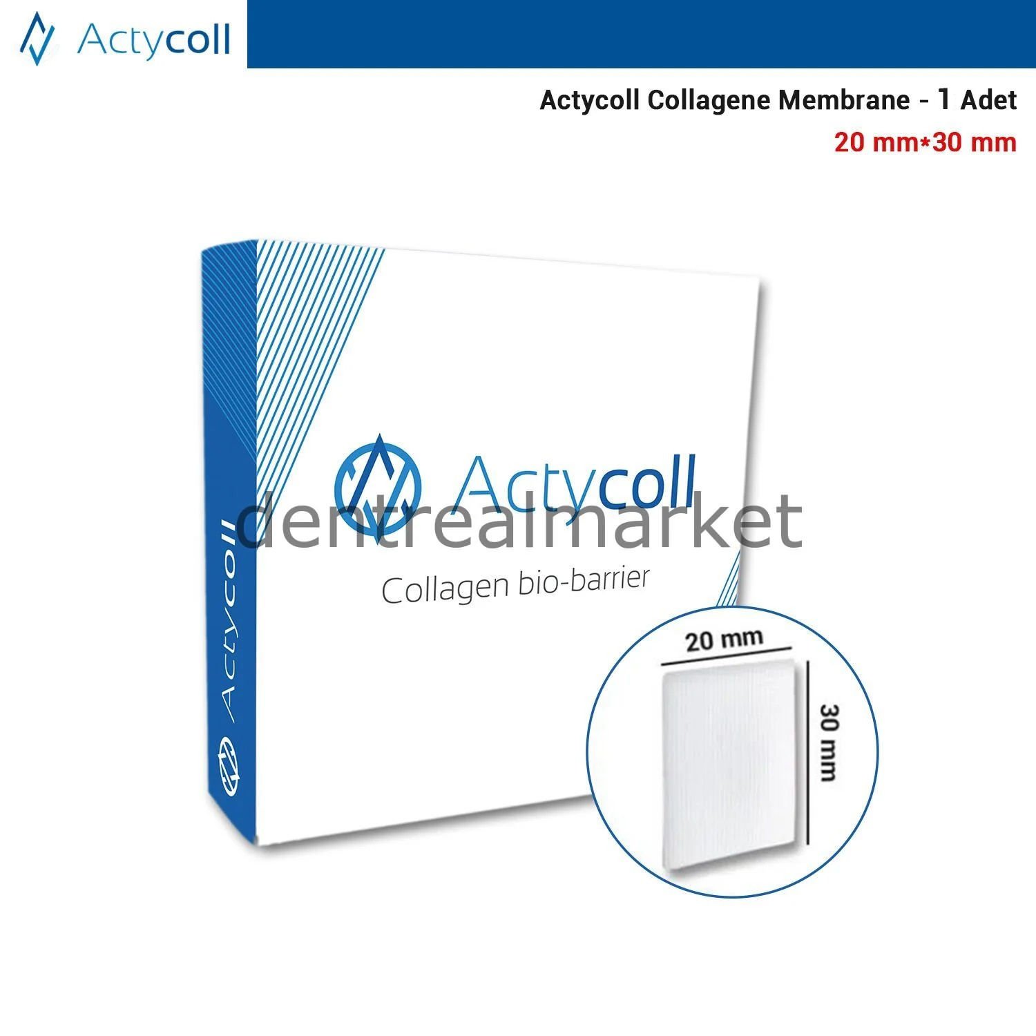 Collagene Membrane - 20*30 mm - 1 Adet