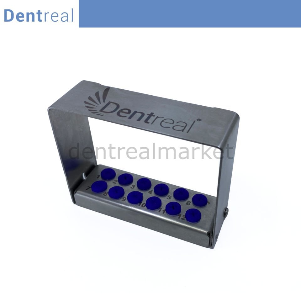 Dentrealmarket Çelik Frez Standı - Otoklavlanabilir