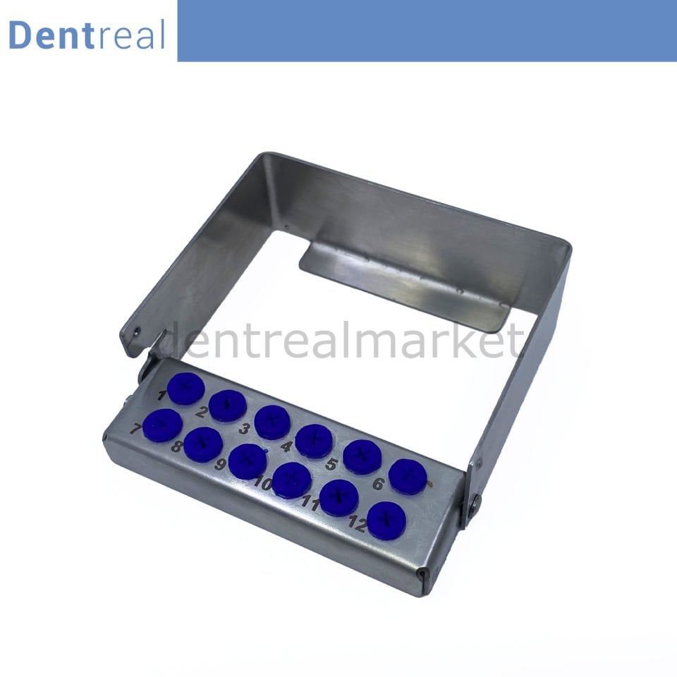 Dentrealmarket Çelik Frez Standı - Otoklavlanabilir